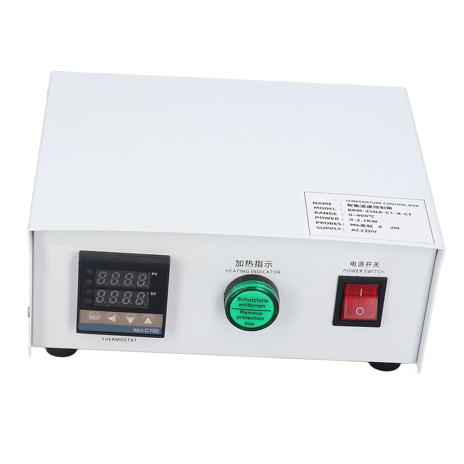 Pid-temperaturregler Mit Selbstoptimierung, Digitalem Thermoelement, 220 V Wechselstrom, 3 Meter / 3 Meter