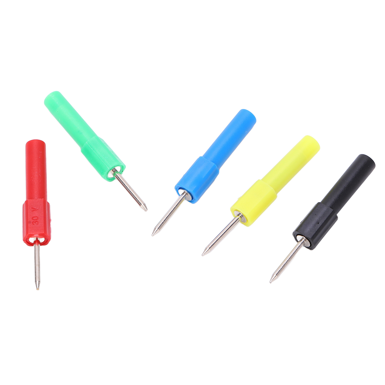 2 Sets J.20013 Multimeter-prüfspitzen, 4-mm-sicherheitsbuchse, 5 Farben, Wartungswerkzeuge