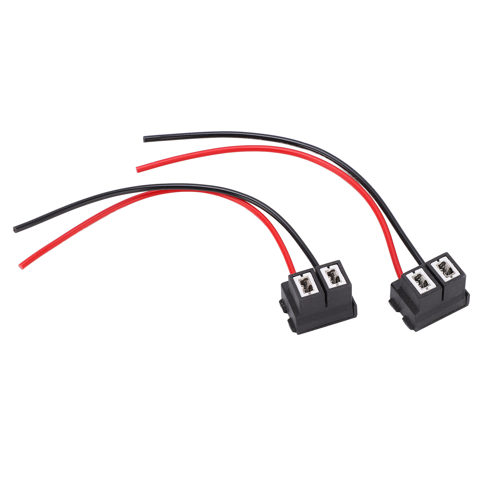 2 Stück H7-4 H7 Buchsen-kabelbaum, Abgewinkelter Keramik-buchsenstecker Mit Kabel Für Lampenfassung
