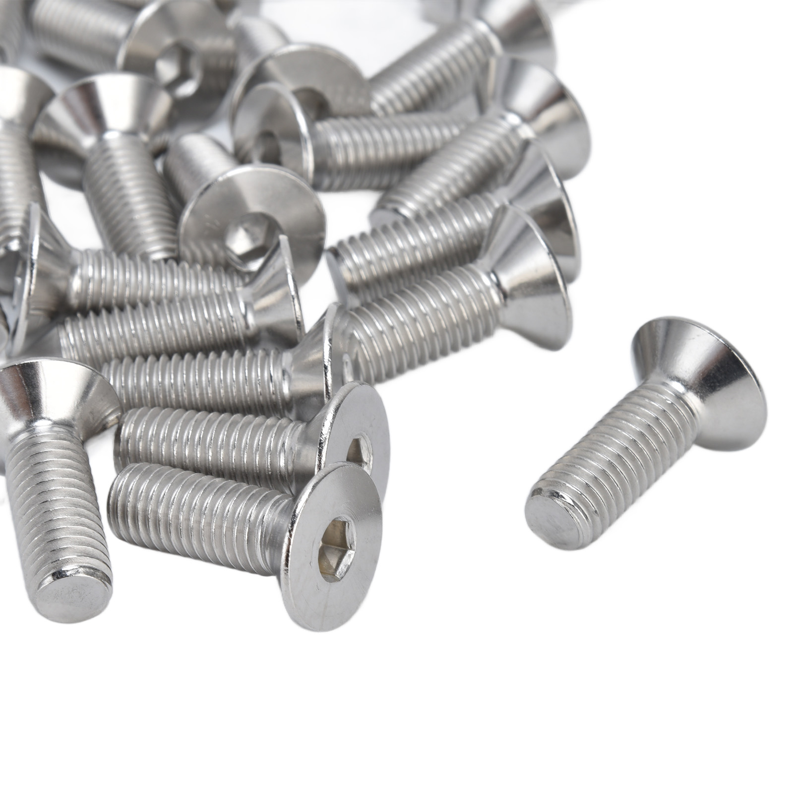30 Stück M10 Innensechskantschrauben 10 Mm A2 Edelstahl Senkkopfschrauben Für Industrielle Befestigungselemente M10x30