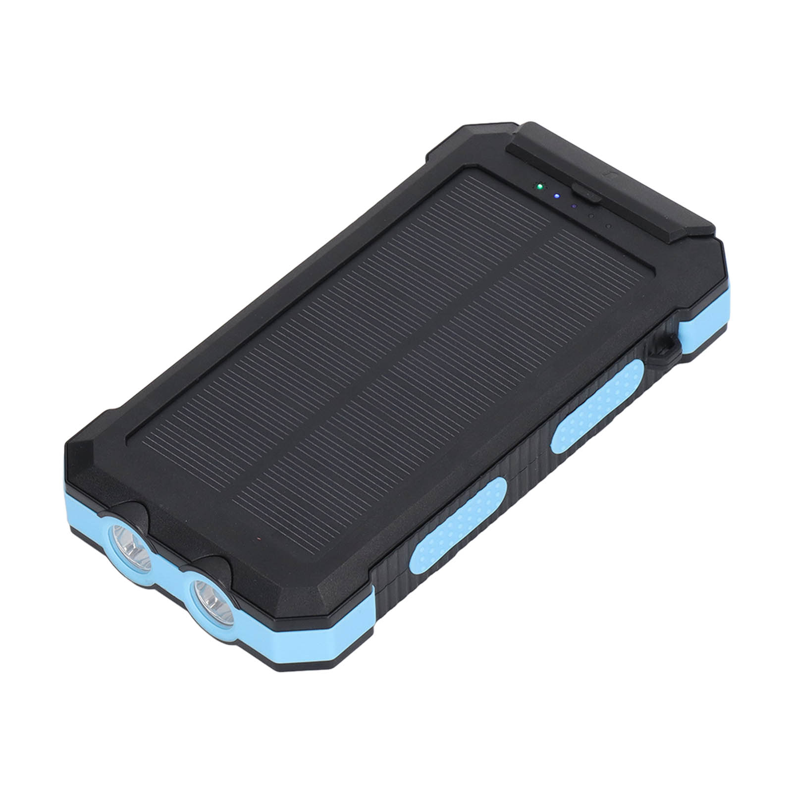Solar-powerbank 5v 3,1a Schnellladeanschluss 2 Usb-anschlüsse Solar-handyladegerät Mit Kompass Und Led-licht 20000mah