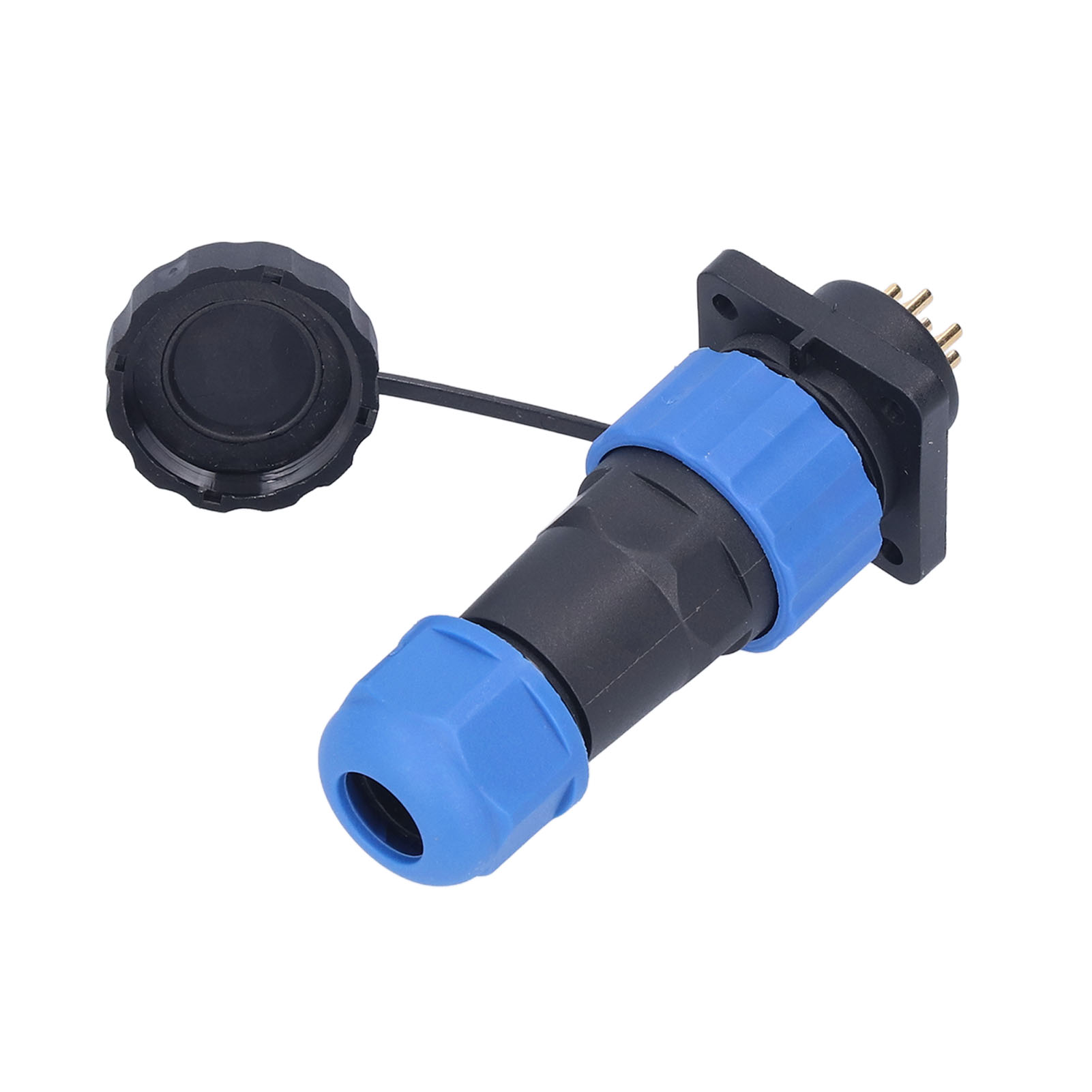 Wasserdichter Stecker, Quadratischer Luftfahrt-stromanschluss, Stoßklemmenadapter, Ac 380v Sp207-pin