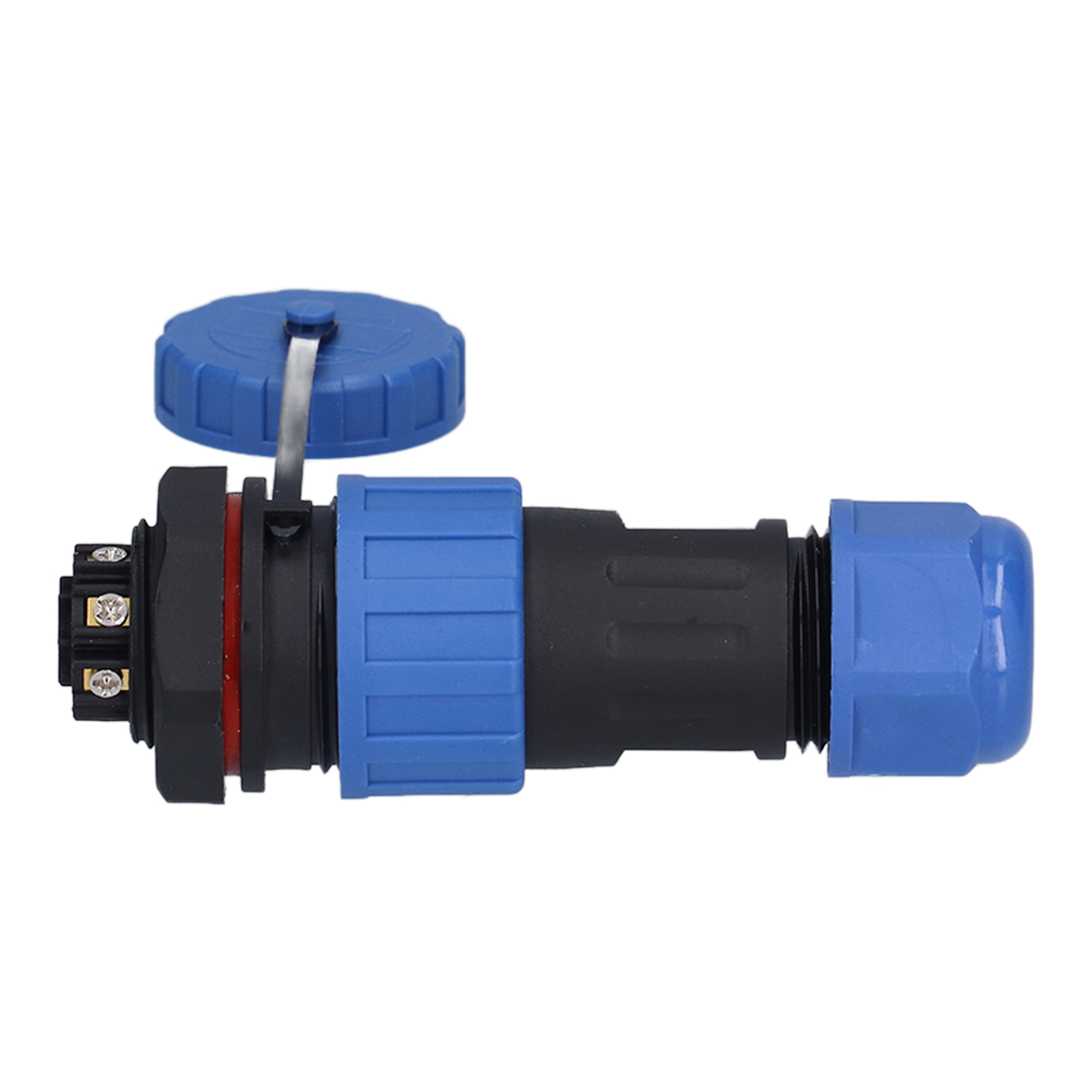Luftfahrtstecker Ip68 Wasserdicht, Lötfrei, Rückseitig Verschraubt, Stecker/buchse, 250 V, 5 A, Lp207-polig