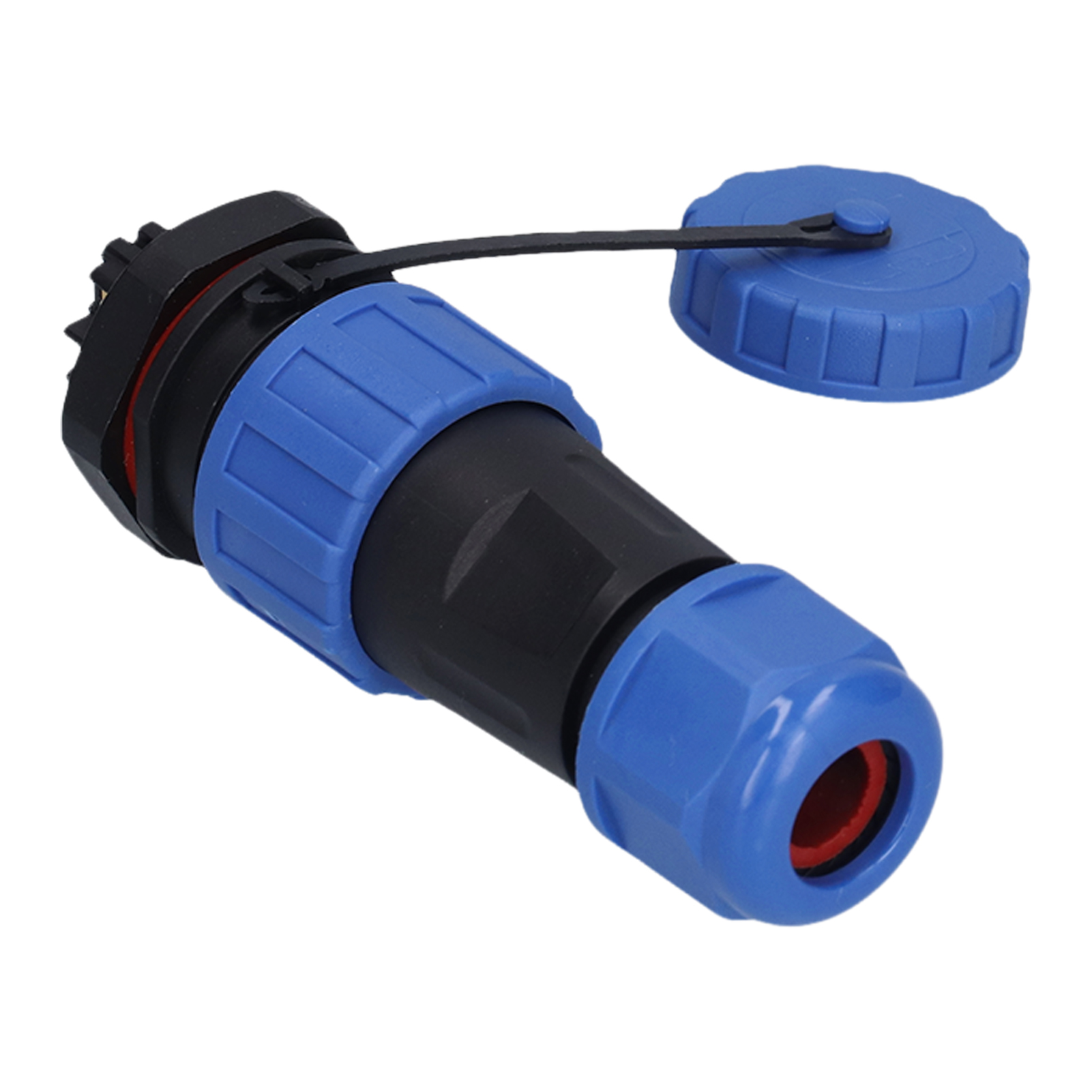 Luftfahrtstecker Ip68 Wasserdicht, Lötfrei, Rückseitig Verschraubt, Stecker/buchse, 250 V, 5 A, Lp206-polig