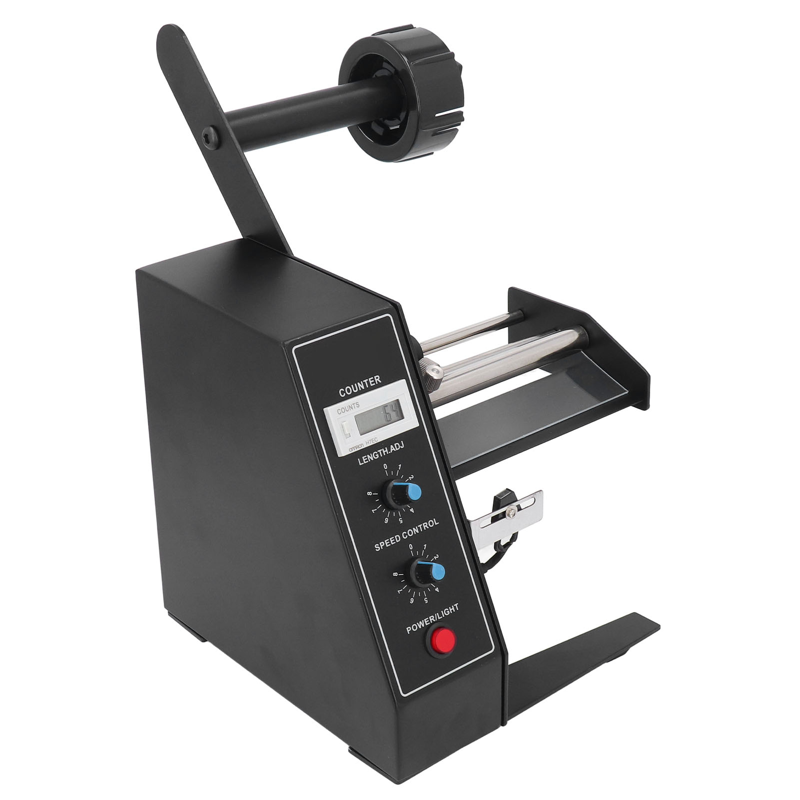 Automatischer Etikettenspender Mit Etikettenrollenabstreifer, Digitalanzeige, Einstellbarer Geschwindigkeit, Eu-stecker 220 V