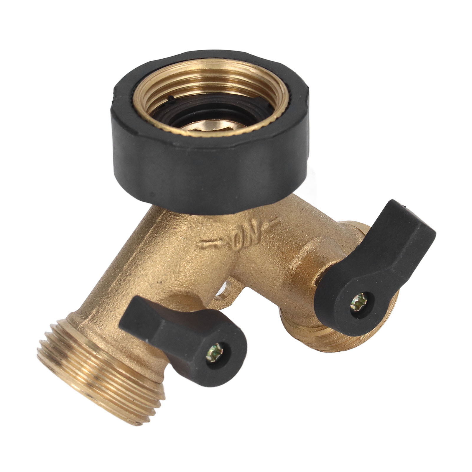 Hochleistungs-gartenschlauchverteiler, 2-wege-y-verbinder, Wasserhahnanschluss 3/4 Zoll, Eu-standard