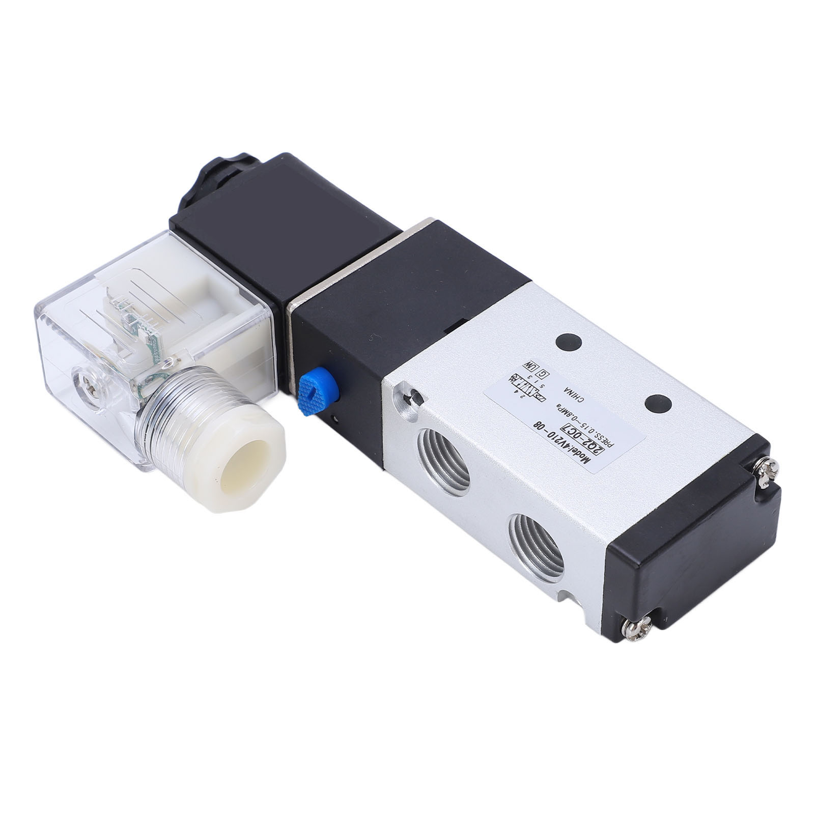 Elektrisches Magnetventil, Pneumatischer Luftschalter, 2 Positionen, 5 Wege, Für Maschinen Und Anlagen, 12 V Dc