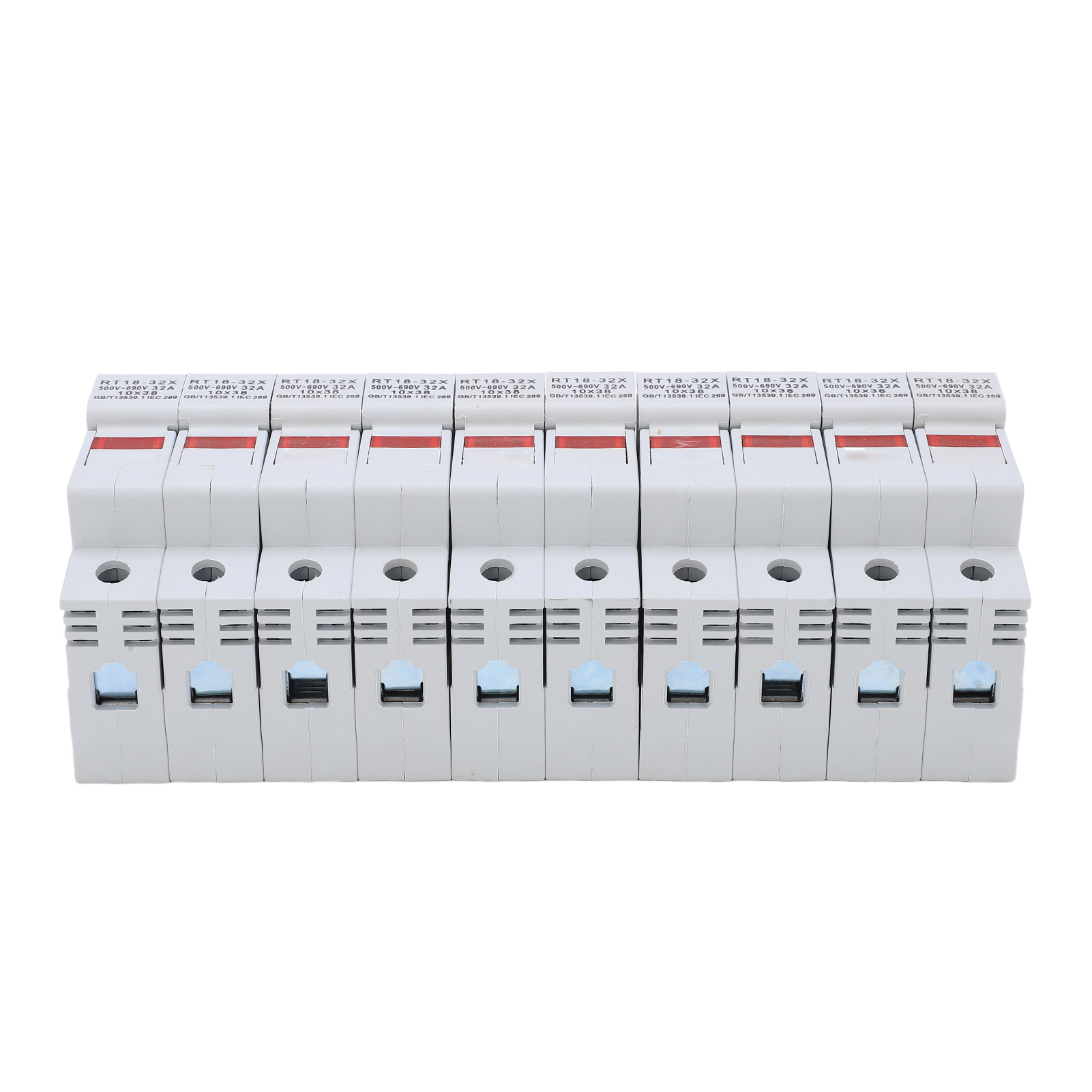 Rt18-32x Miniatur-sicherungshalter Mit Led-anzeige Für Schienenmontage, Elektrisches Zubehör, 32 A, 500–690 V, 2-polig