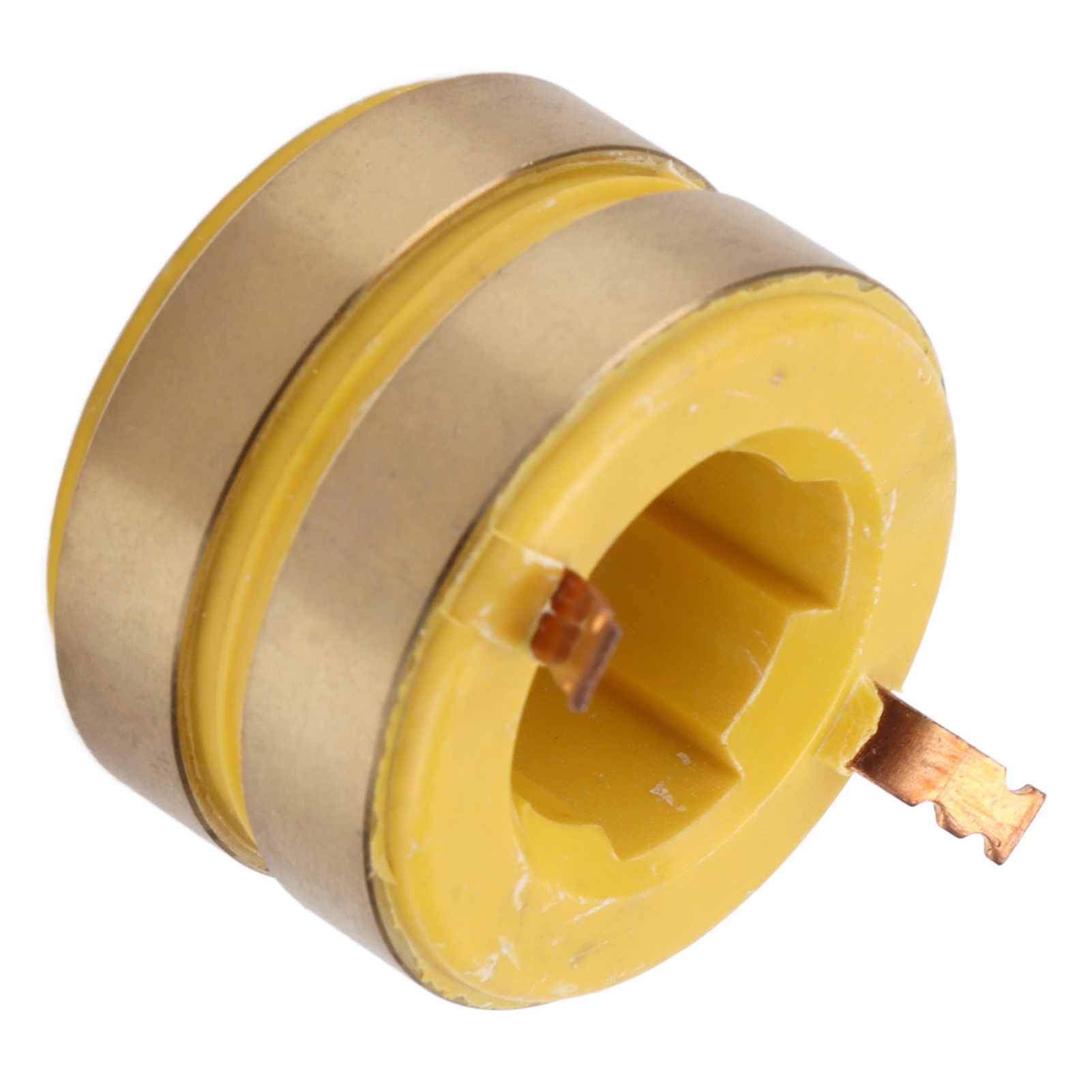 Schleifring-kollektor Aus Messing, 2-wege, 22 Mm Innendurchmesser, 38 Mm Außendurchmesser, Für 168f-benzingenerator