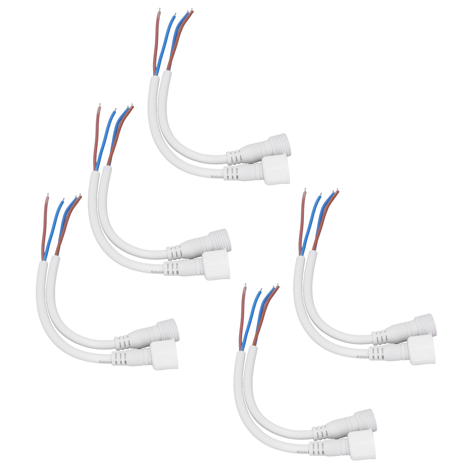 Sets Wasserdichte 2-polige Elektrische Steckverbinder (stecker Und Buchse) Mit Schnellanschlusskabel
