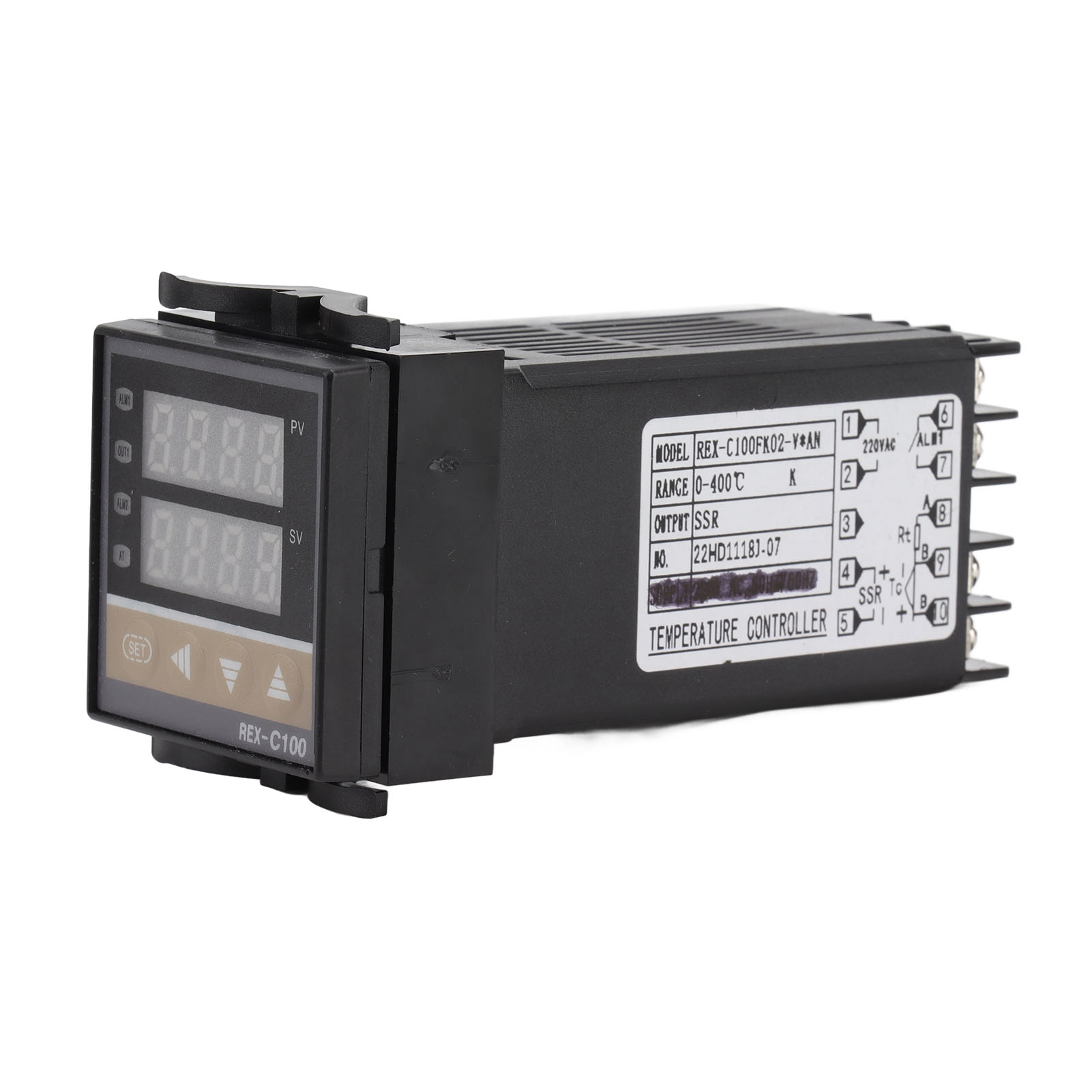 3-teiliges Pid-temperaturregler-set Ac85v–265v Mit M6-thermoelement-relaismodul Und 40a-thermostat-set