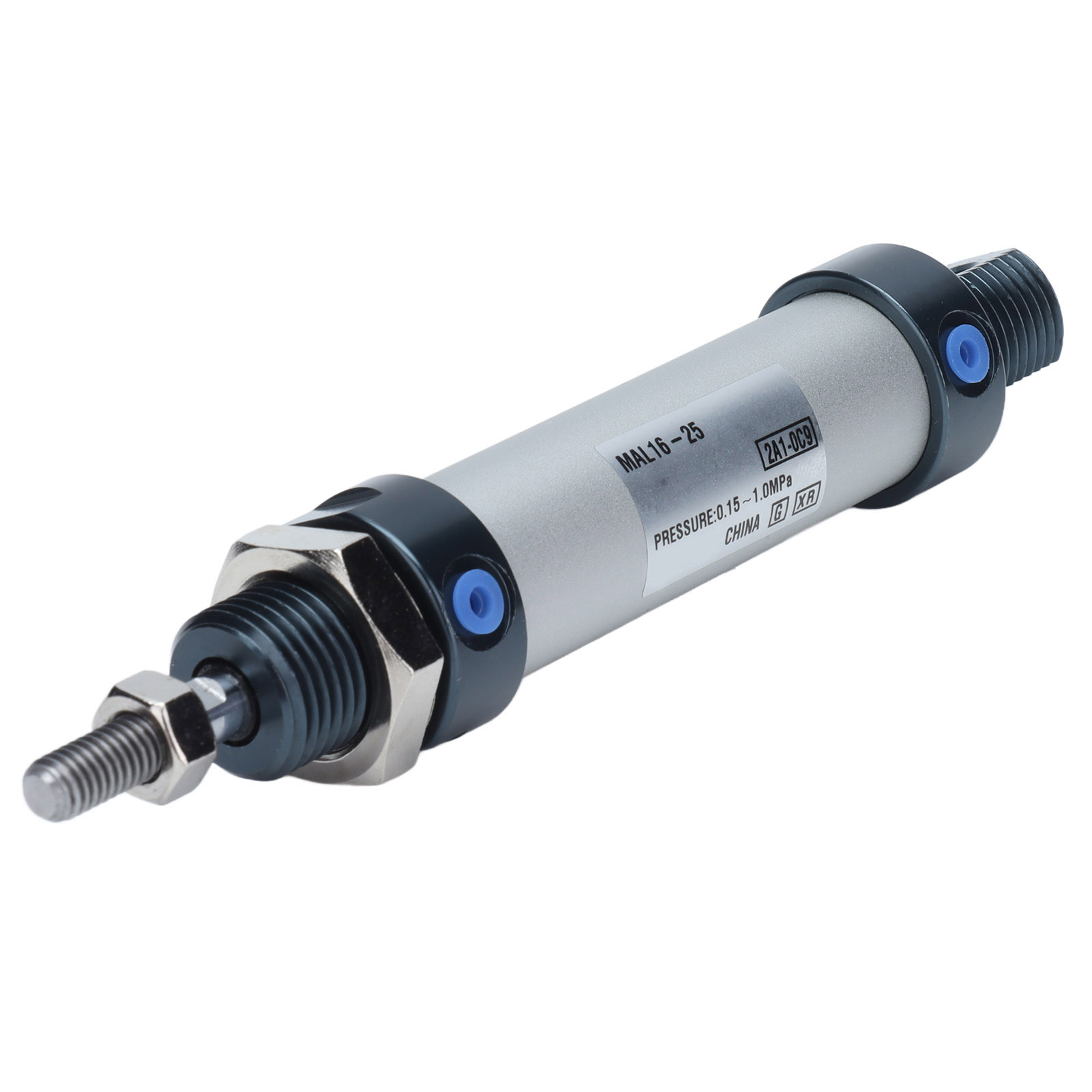 Pneumatikzylinder Mini Doppelwirkung Einzelkolbenzylinder Aus Aluminiumlegierung Mal16 25