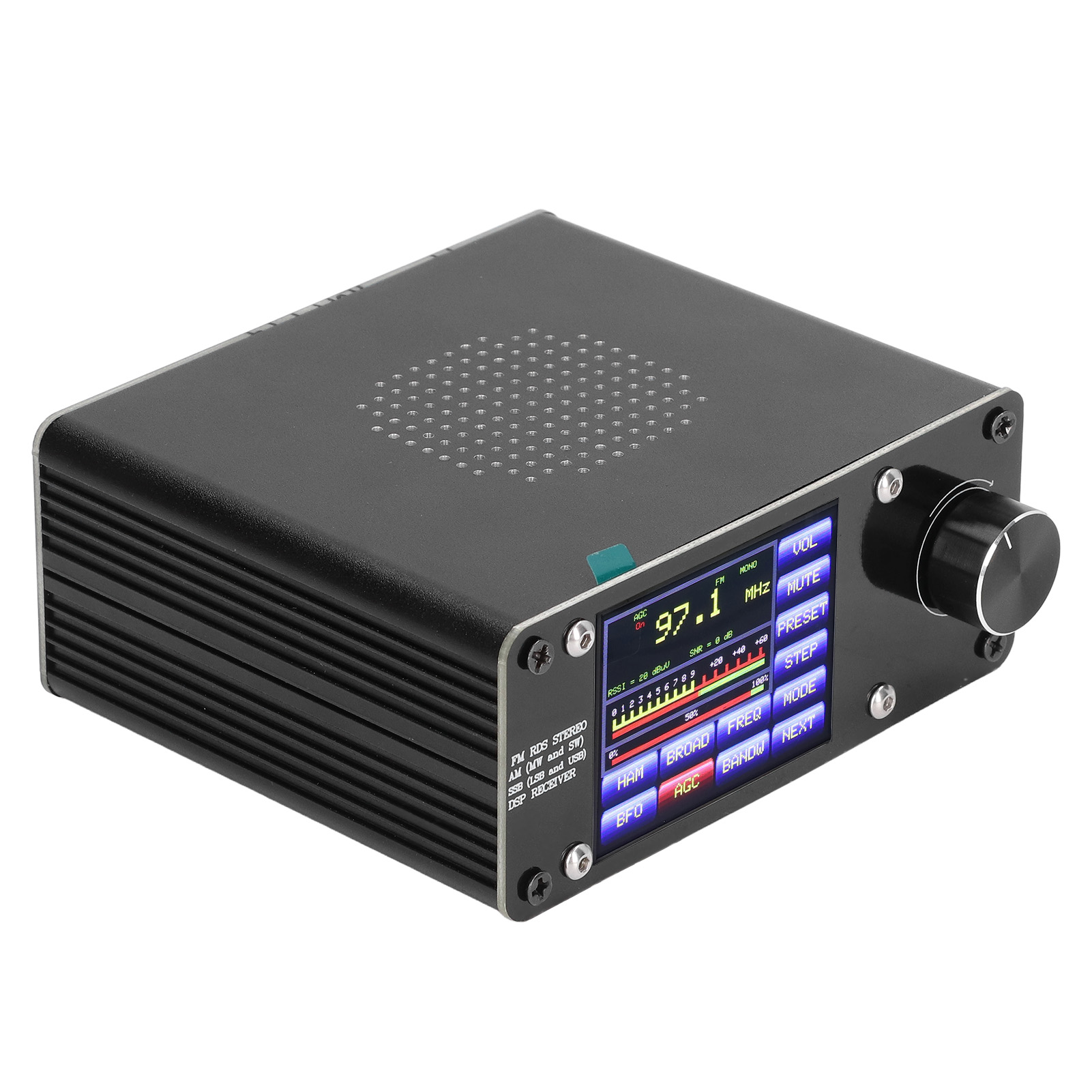 Vollband-radioempfänger Fm Lw Mw Sw Ssb Tragbarer Handrekorder Si4732 2,4-zoll-touchscreen