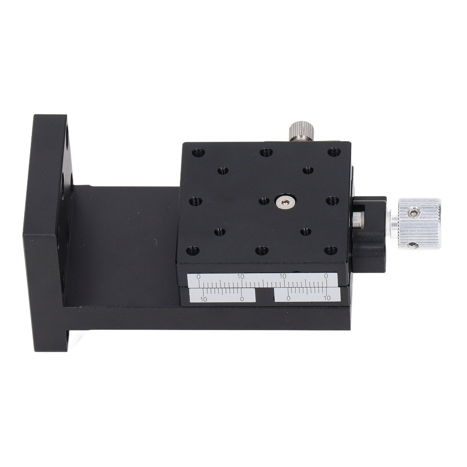 Manueller Z-lineartisch Mit Präziser Z-achsen-vorschubspindel, Verschiebbarem Tisch Mit Skala Und 40x40mm-verschiebeplattform