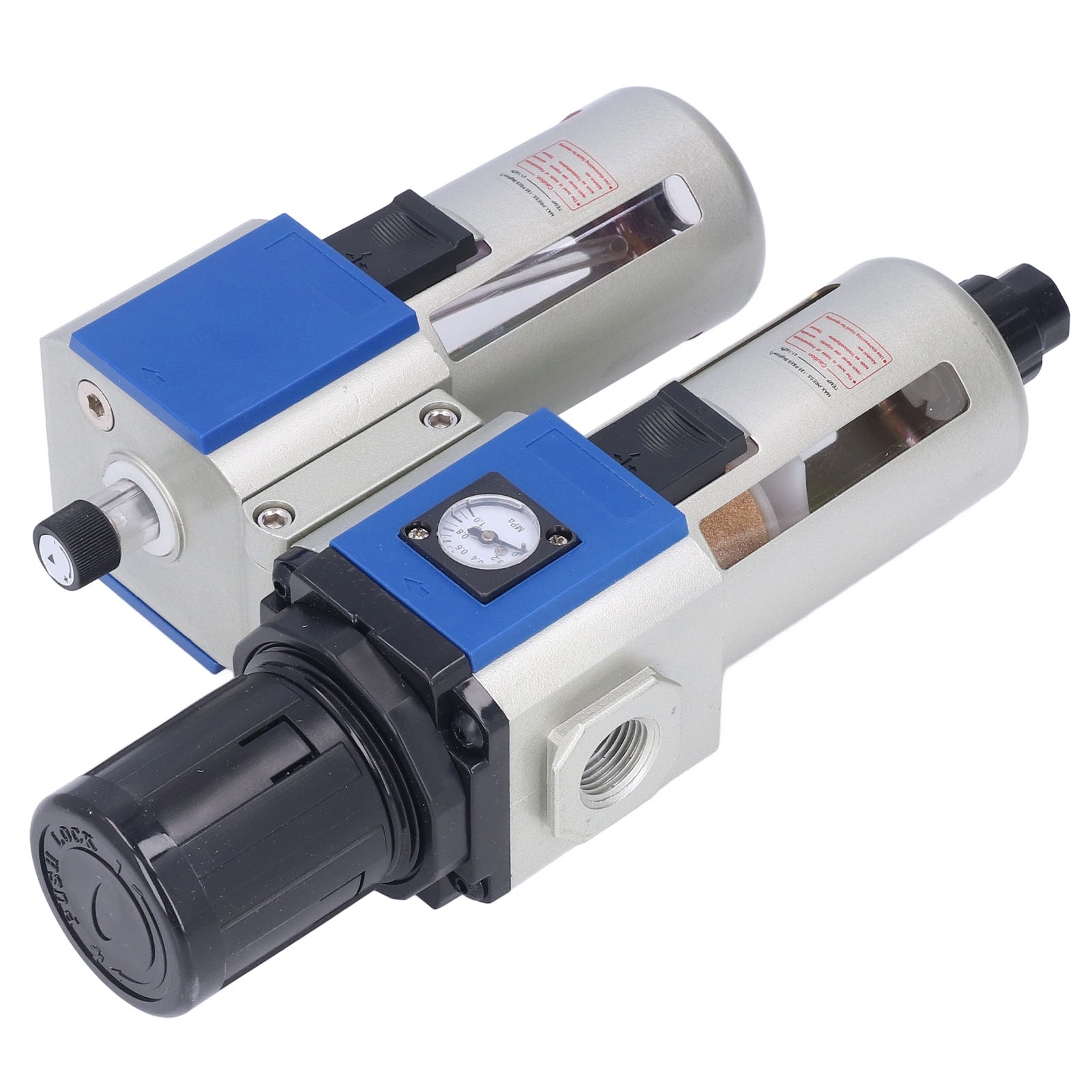 Druckluftfilter-regler-öler-kombination (3-in-1-einheit) Gfc400-10
