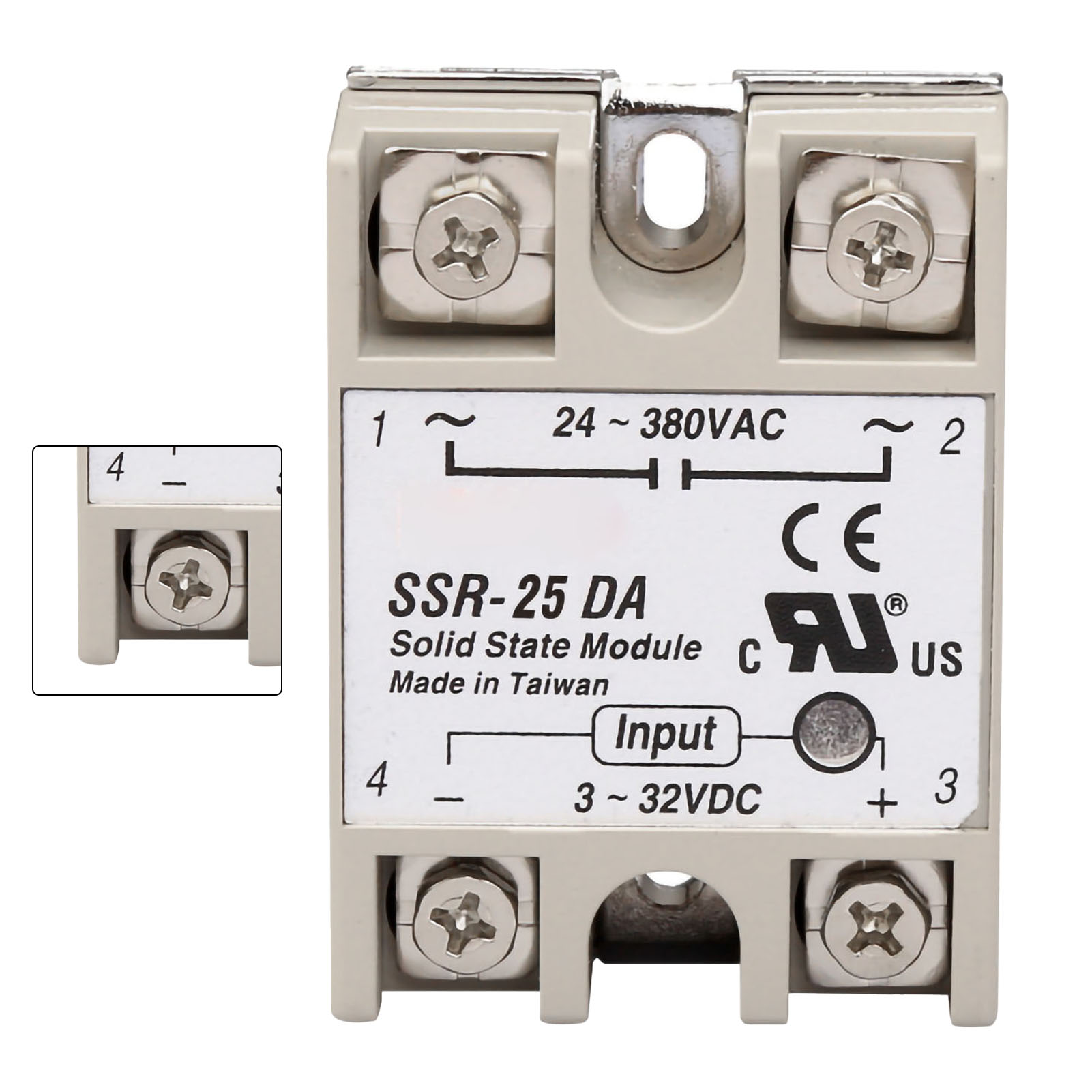 Einphasen-halbleiterrelais, Rauscharm Und Funkenfrei, Relaismodul Für Leistungssteuerungsanwendungen, Ssr 25da