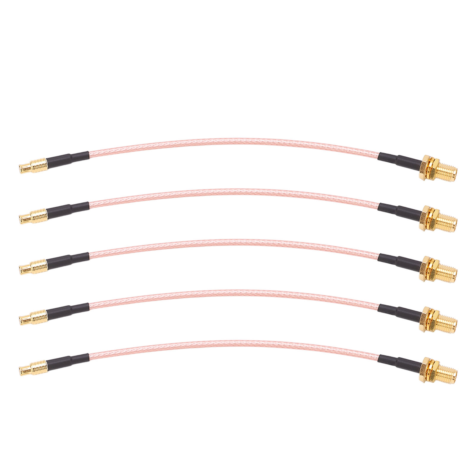 5 Stück Hf-koaxialkabel Mit Geringer Dämpfung, Mcx-stecker Auf Sma-buchse Adapterkabel Tfl‑316‑10 50ω