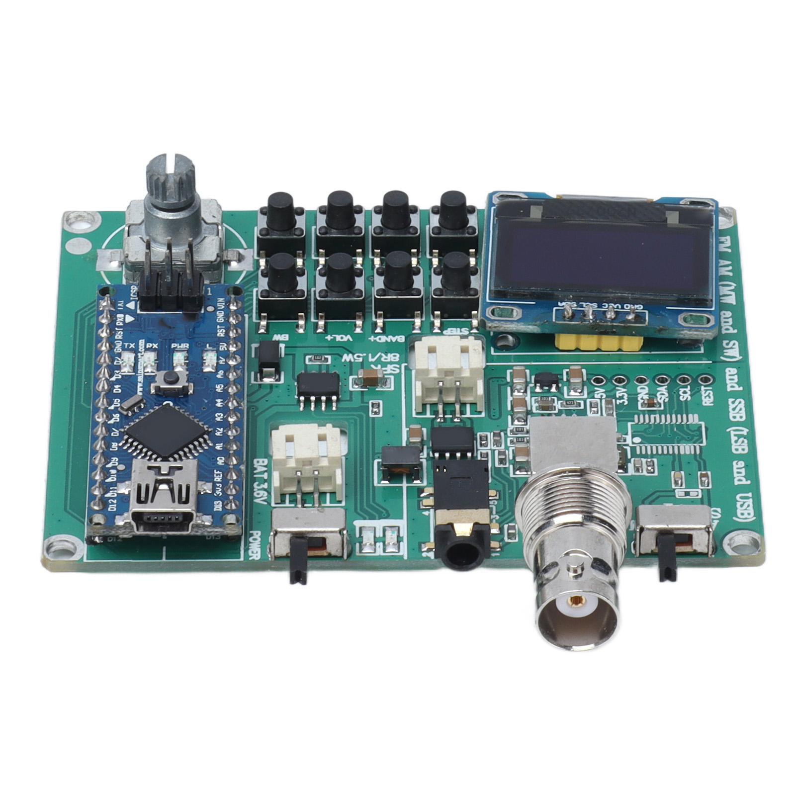 Radio-audio-empfängermodul Zum Selbstbau Si4732 Fm Am (mw Und Sw) Ssb (lsb Und Usb) Audio-empfängerplatine