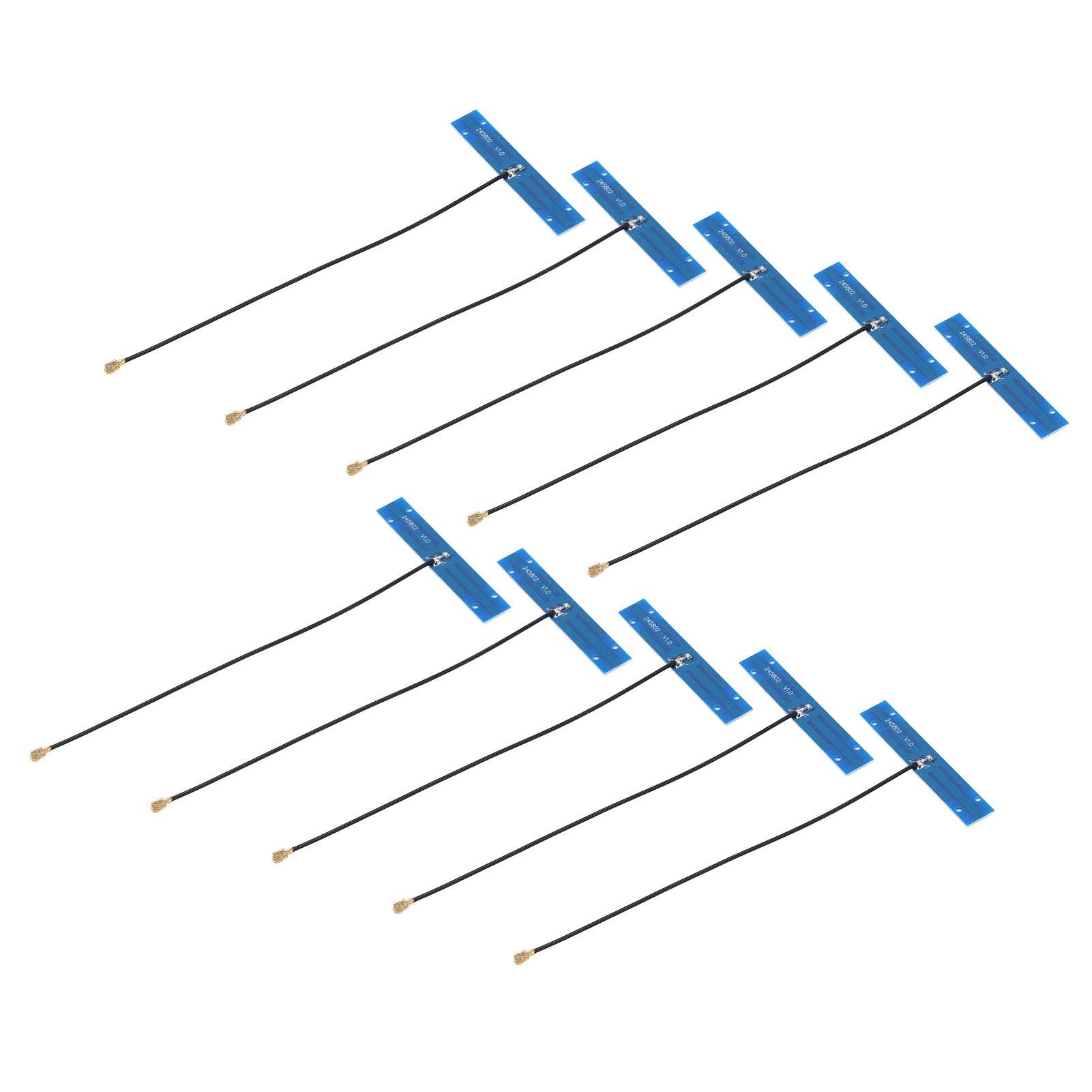 10 Stück Interne Antennen Vom Typ T (2,4 Ghz/5,8 Ghz) Mit Dualfrequenz-wlan, Hoher Verstärkung Und Signalstabilisierung (pcb-antenne)