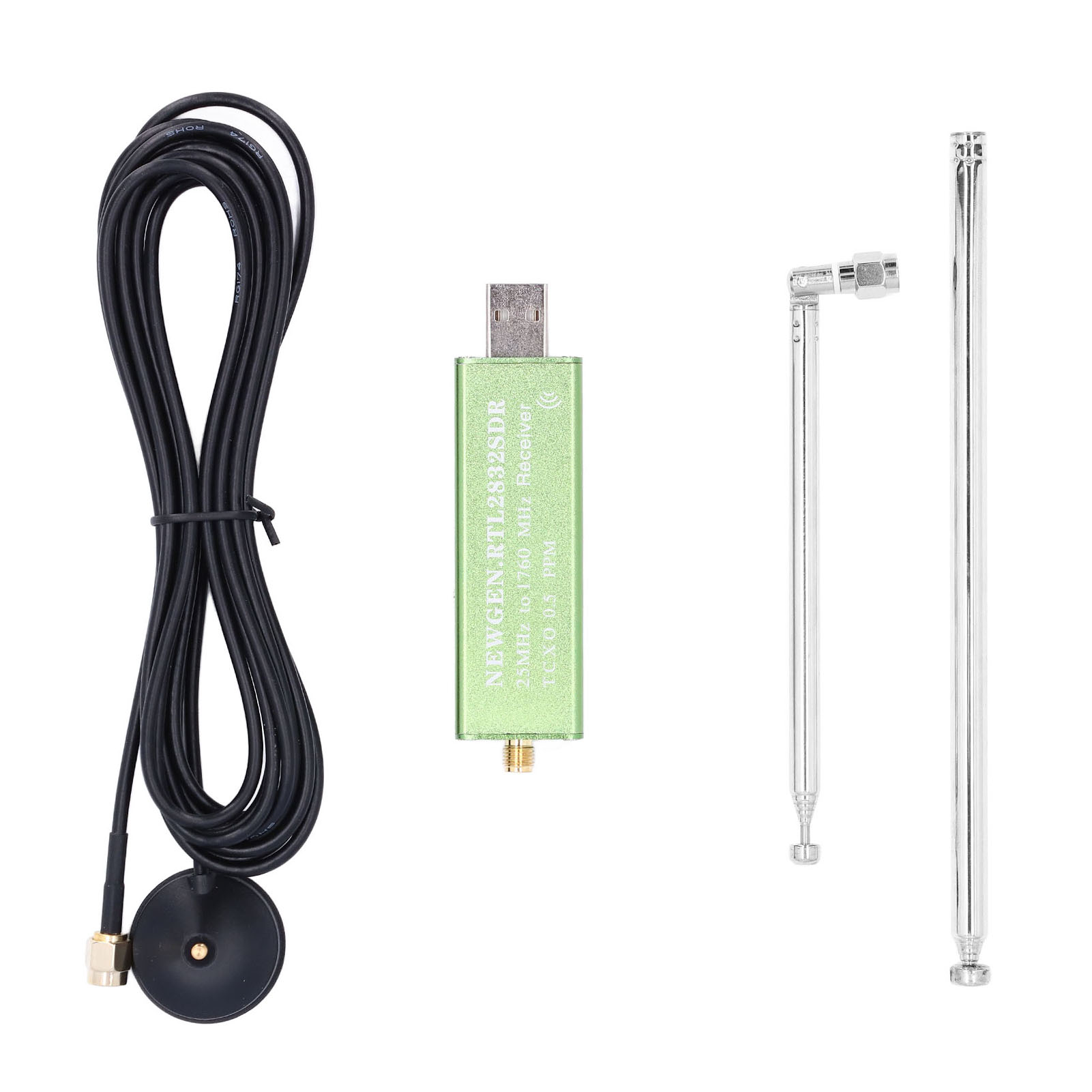 Software Defined Radio (sdr) Kit Tv-scanner-empfänger Rtl2832u R820t2 Vollband 25–1760 Mhz