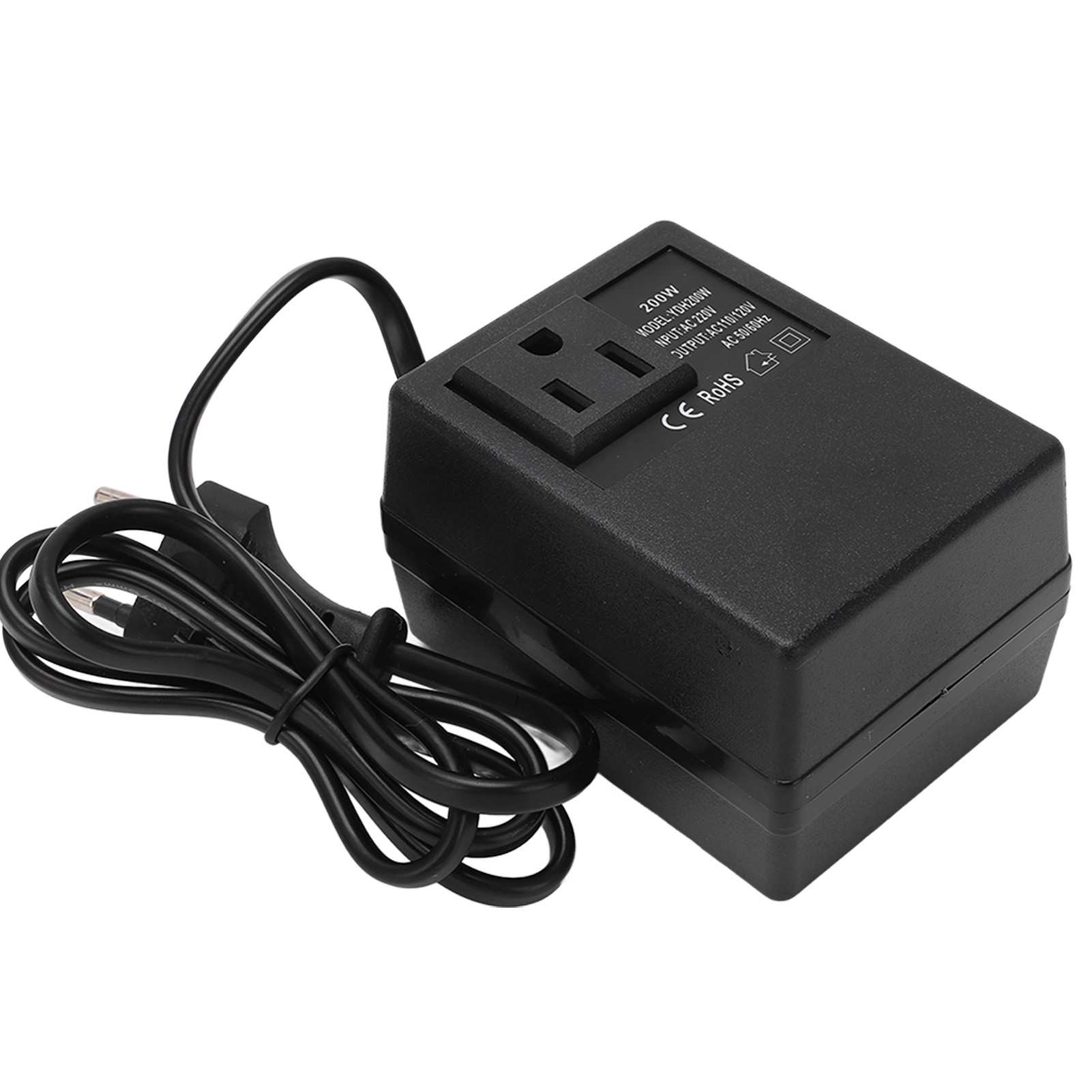 Reiseadapter Mit Spannungswandler, Universal-reisestecker, Max. 200 W, Eu-stecker, 220 V Wechselstrom
