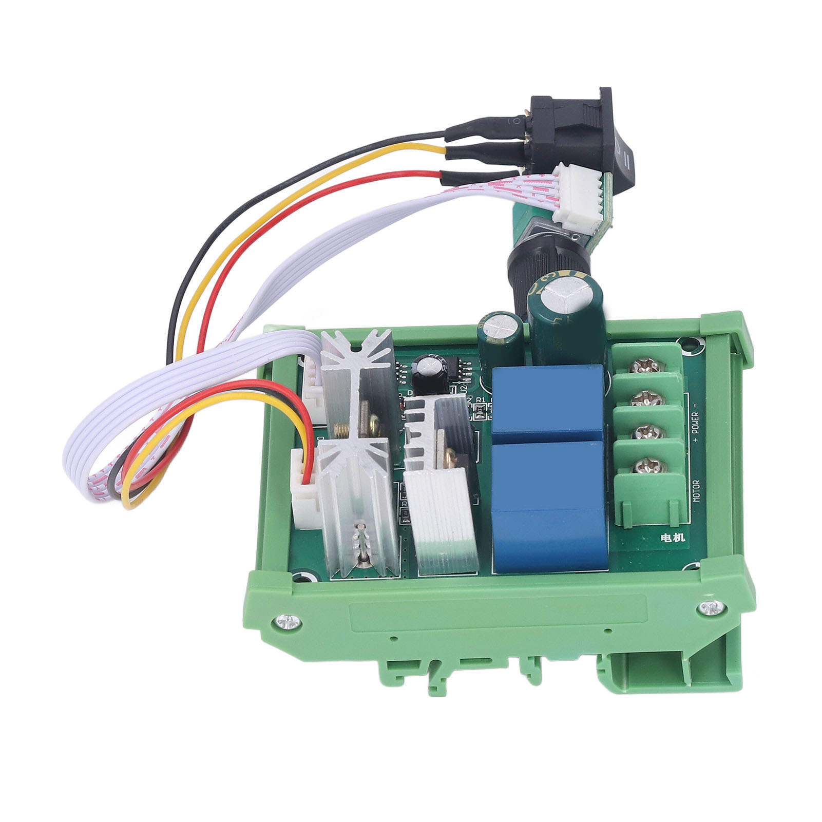 Pwm-motordrehzahlregler, Schienenplatine, Starke Konnektivität, Motorregler 10a Dc12v-55v