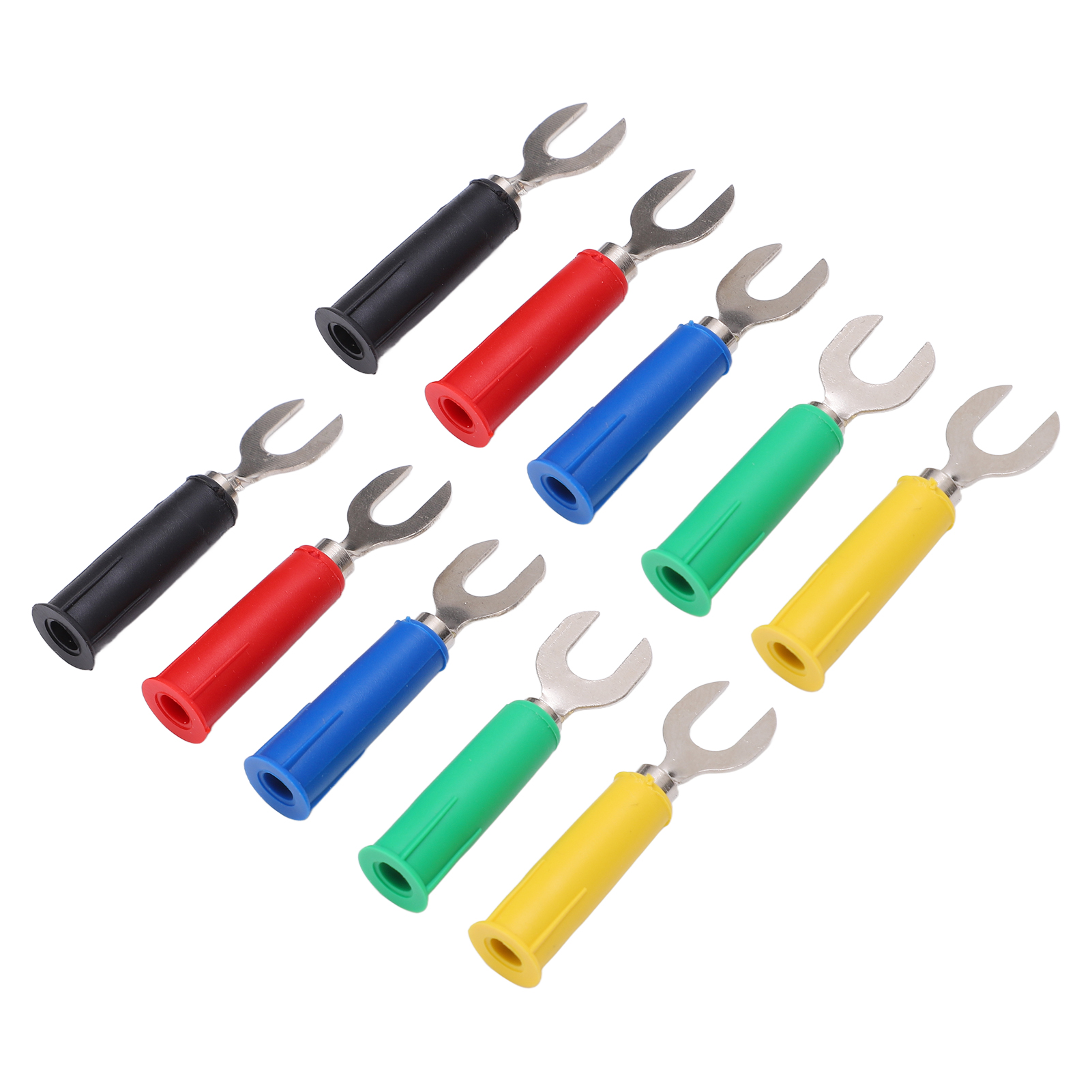 J.20019 6-mm-u-förmiger Bananenstecker, Hochdruckbeständiger Y-förmiger Bananenstecker Mit 4-mm-buchse