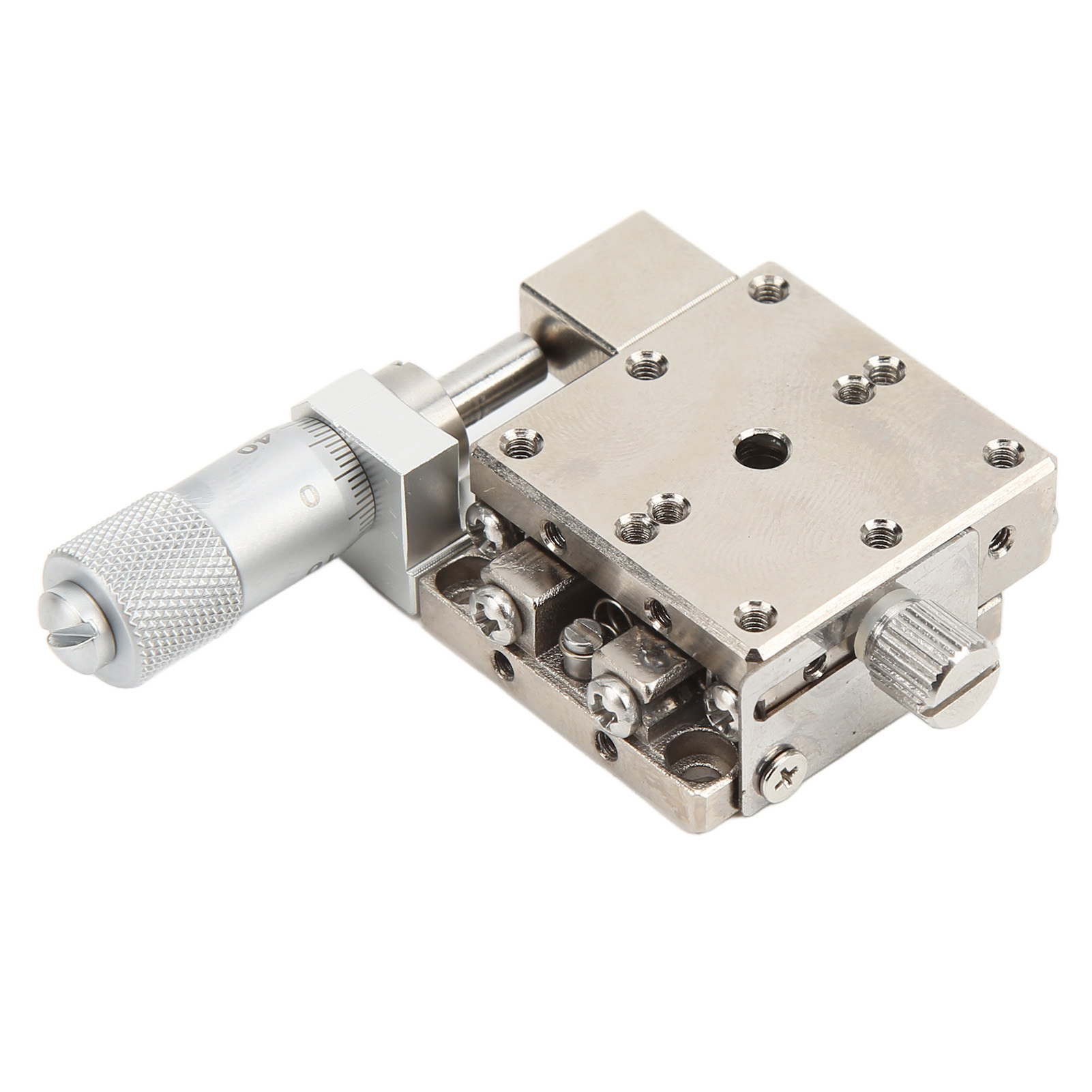 Lineartisch Mit X-achsen, 25 X 25 Mm Mikrometer, Manueller Verstellplattform Und Schiebetisch
