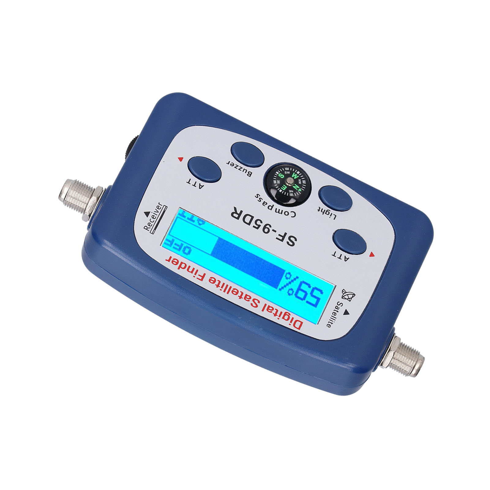 Sf-95dr Tragbares Led-gerät Zur Erkennung Digitaler Satellitenfernsehsignale Mit Kompass Und Elektronischem Summer (950–2150 Mhz)