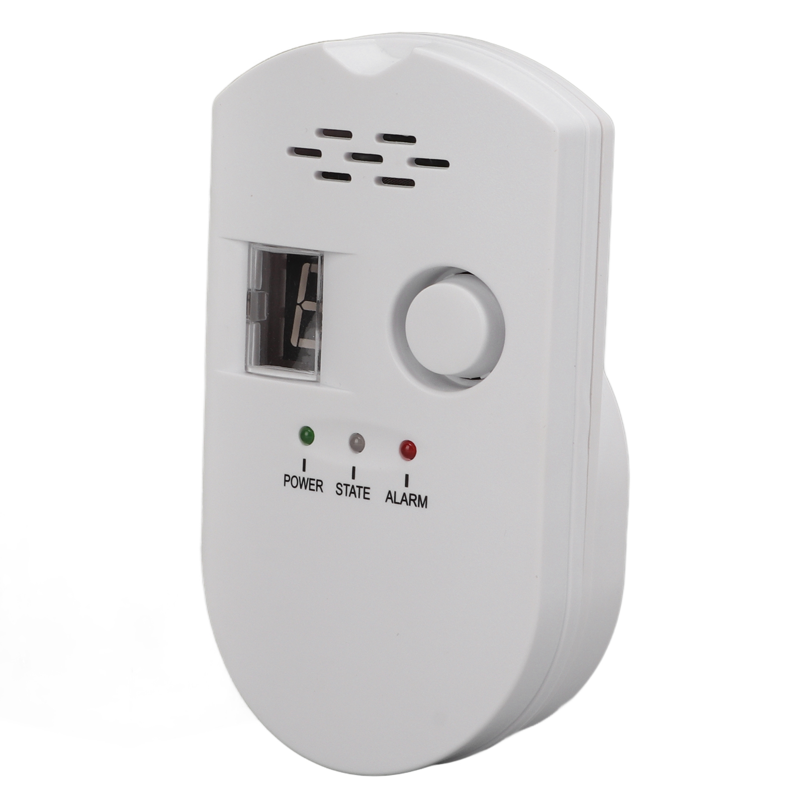 Znazco1013 Empfindlicher Digitaler Gasdetektor Mit Alarmfunktion Für Brennbare Gasleitungen, Ac100-240v (eu-stecker)