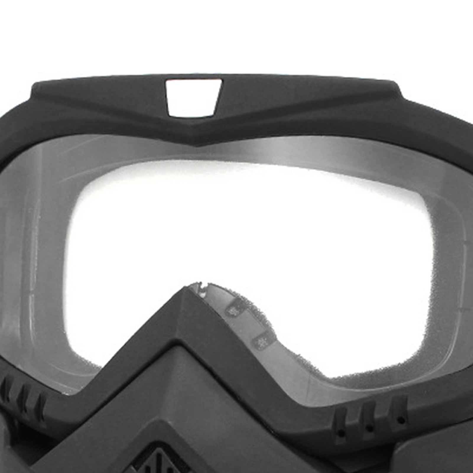Motorradbrille Mit Visier, Winddicht, Für Fahrten Im Freien, Transparente Gläser