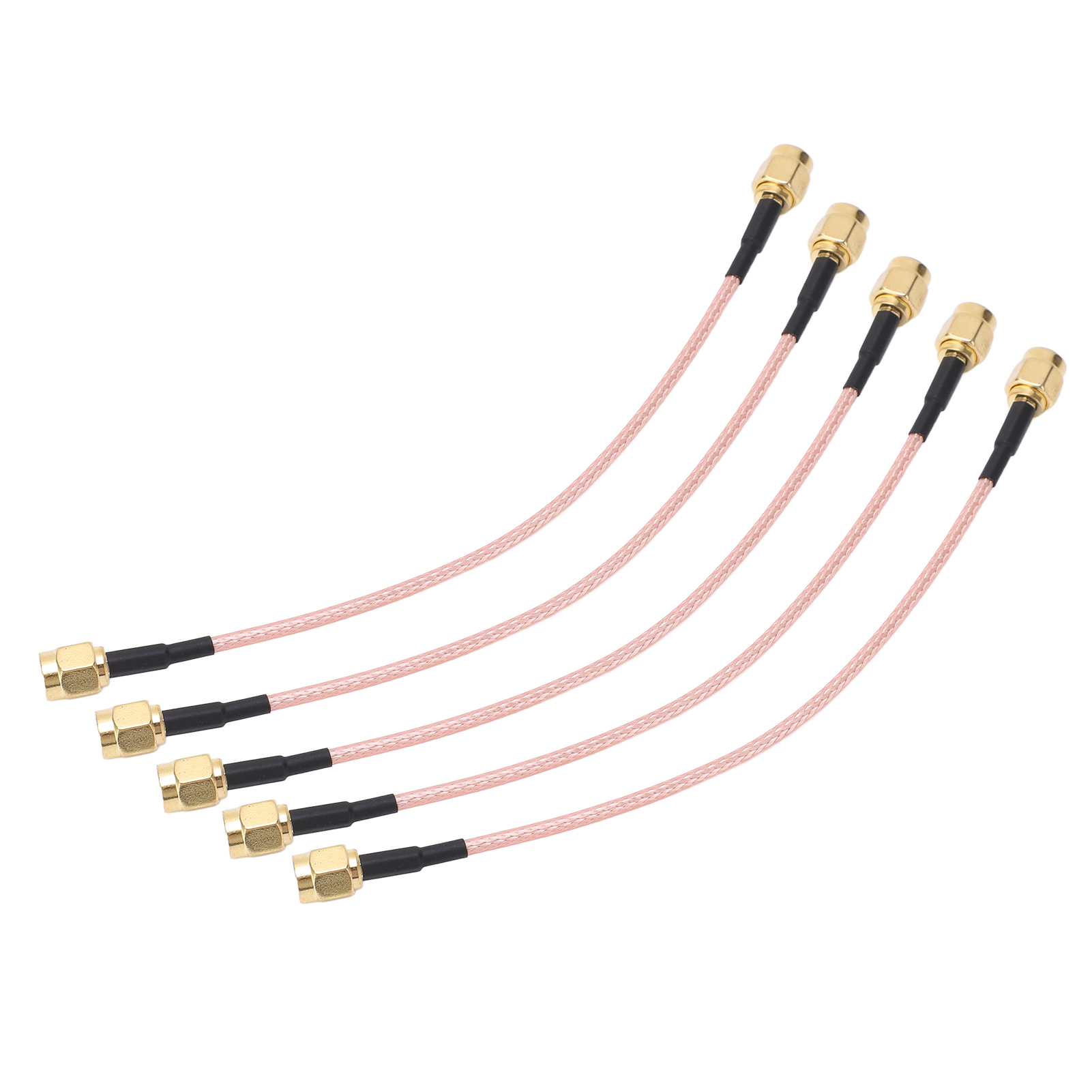 5 Stück Hf-koaxialkabel Sma-j Auf Sma-j Audiostecker 2 Geschirmte Verlängerungskabel Tfl-316-48