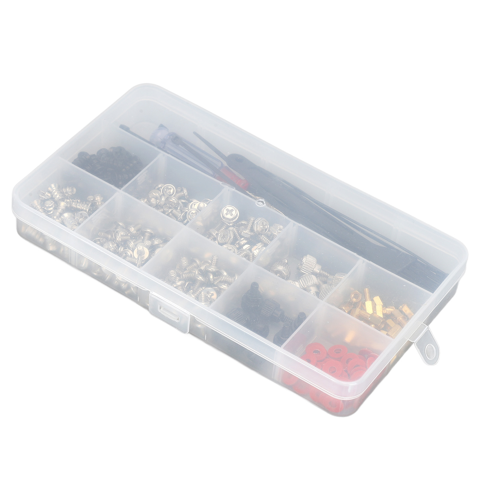362-teiliges Computer-schraubenset, Kabelbinder, Schraubendreher, Unterlegscheiben, Reinigungsbürste, Wartungsset