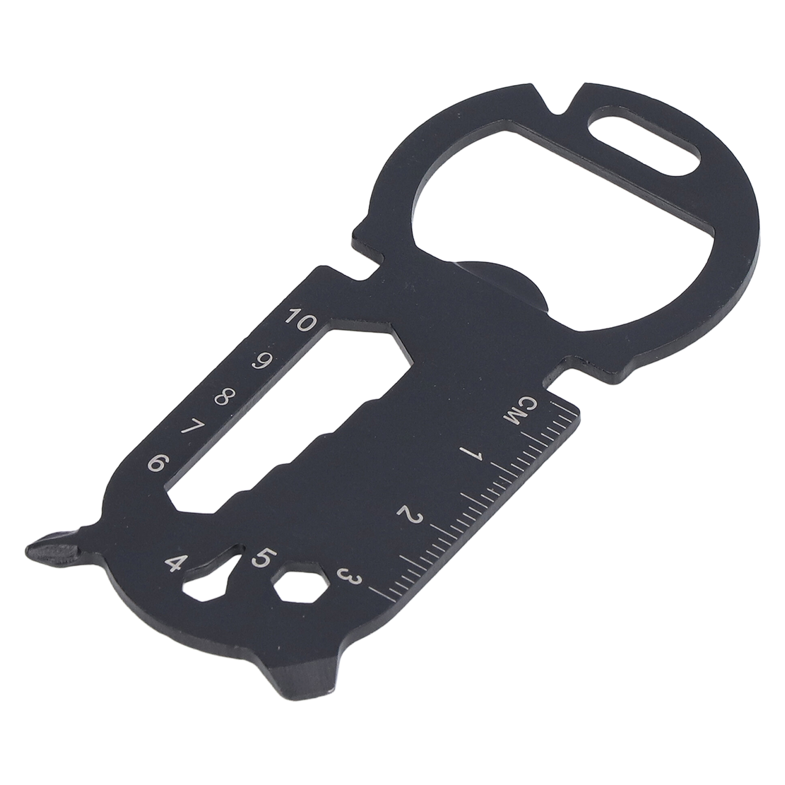 Multitool-karte, Flaschenöffner Aus Edelstahl, Schraubendreher, Messer, Schraubenschlüssel, Lineal Für Outdoor-aktivitäten