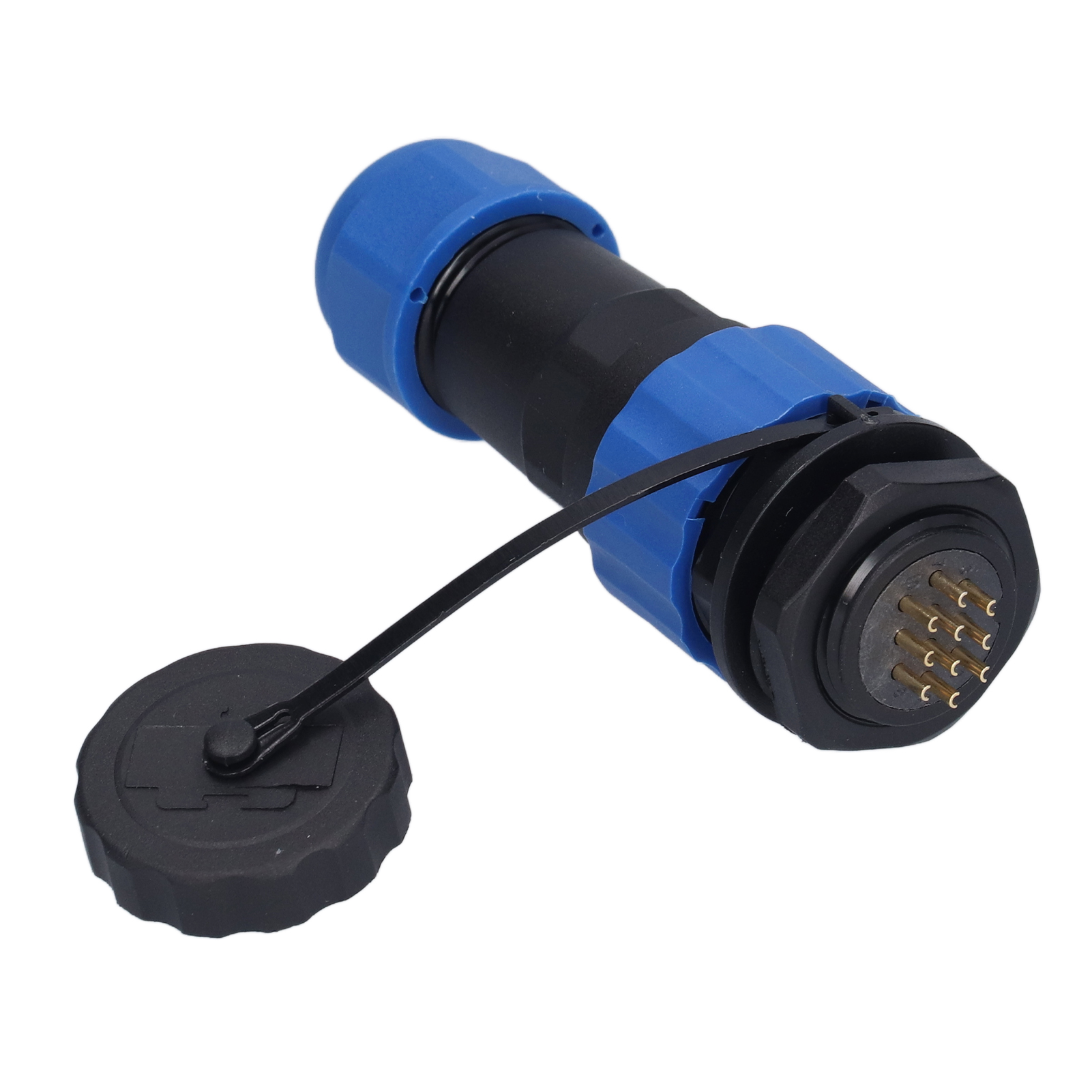 Luftfahrtstecker Ip68 Wasserdichter Stecker Mit Rückseitiger Mutter, Stecker Und Buchse, Stoßverbinder, 250 V, 5 A, Sp2010-stift