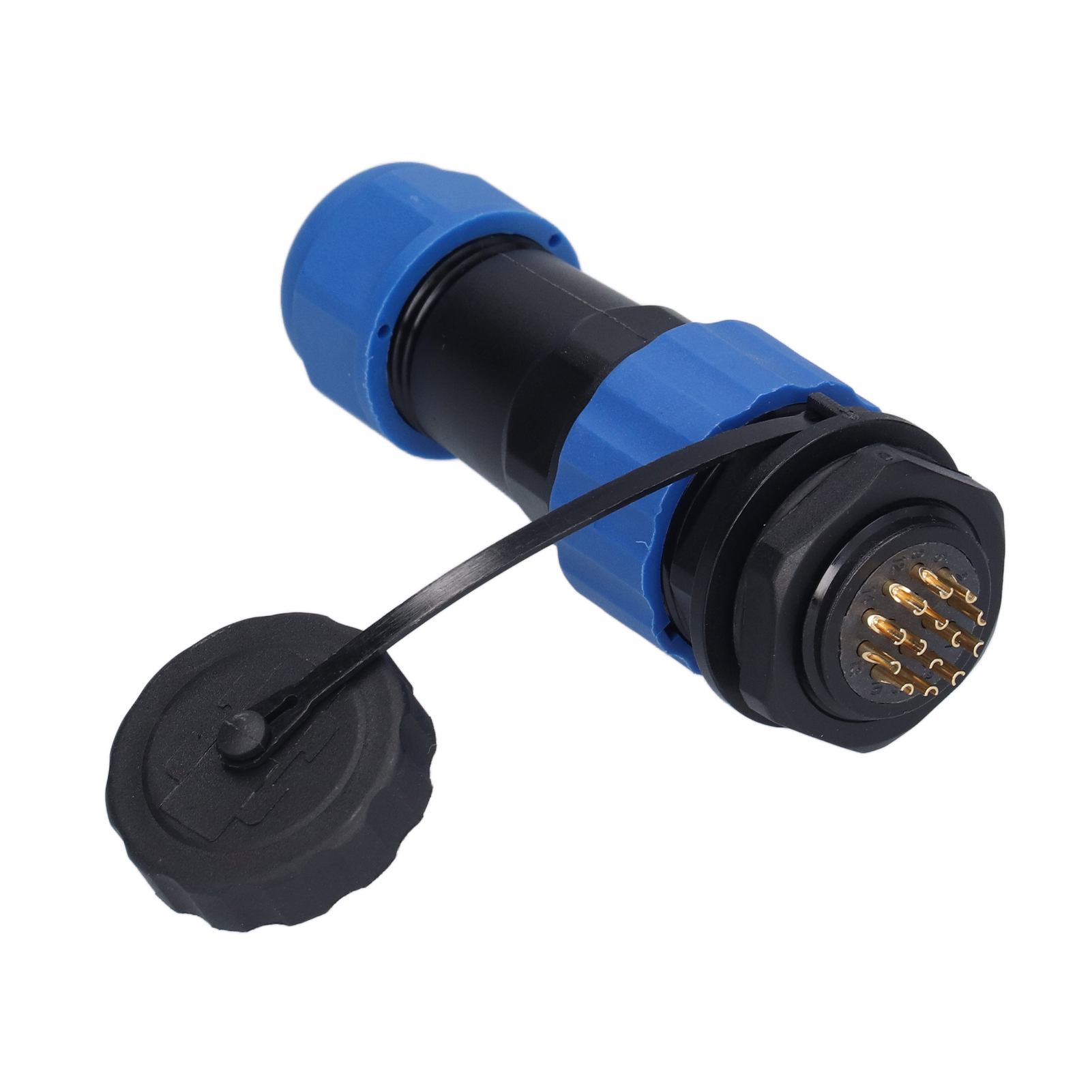 Luftfahrtstecker Ip68 Wasserdichter Stecker Mit Rückseitiger Mutter, Stecker Und Buchse, Stoßverbinder, 250 V, 5 A, Sp2014-stift