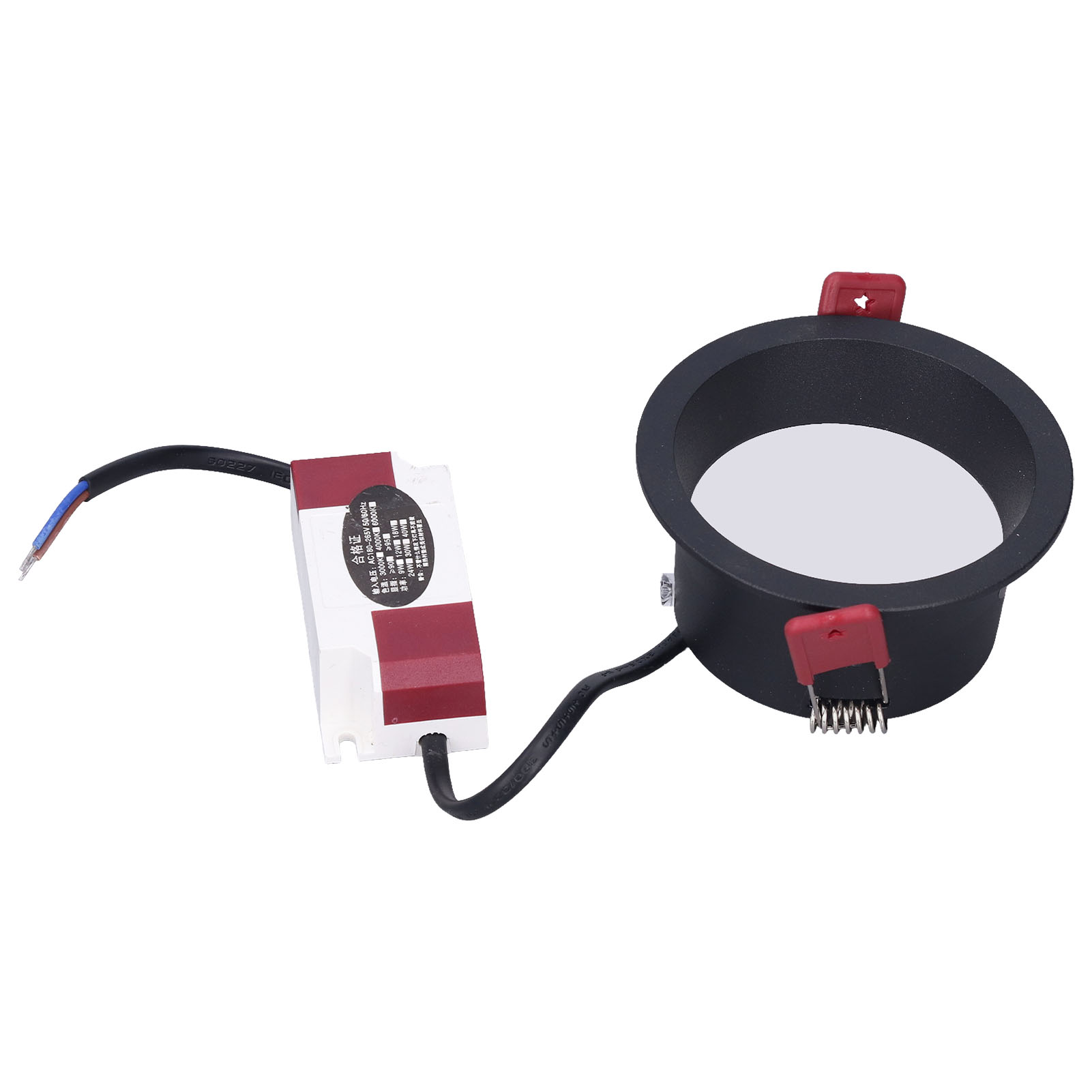 Einbauleuchte Mit Schmaler Seite, Blendfrei, Aluminium-lampenschirm, Ac180–265v, 6000k