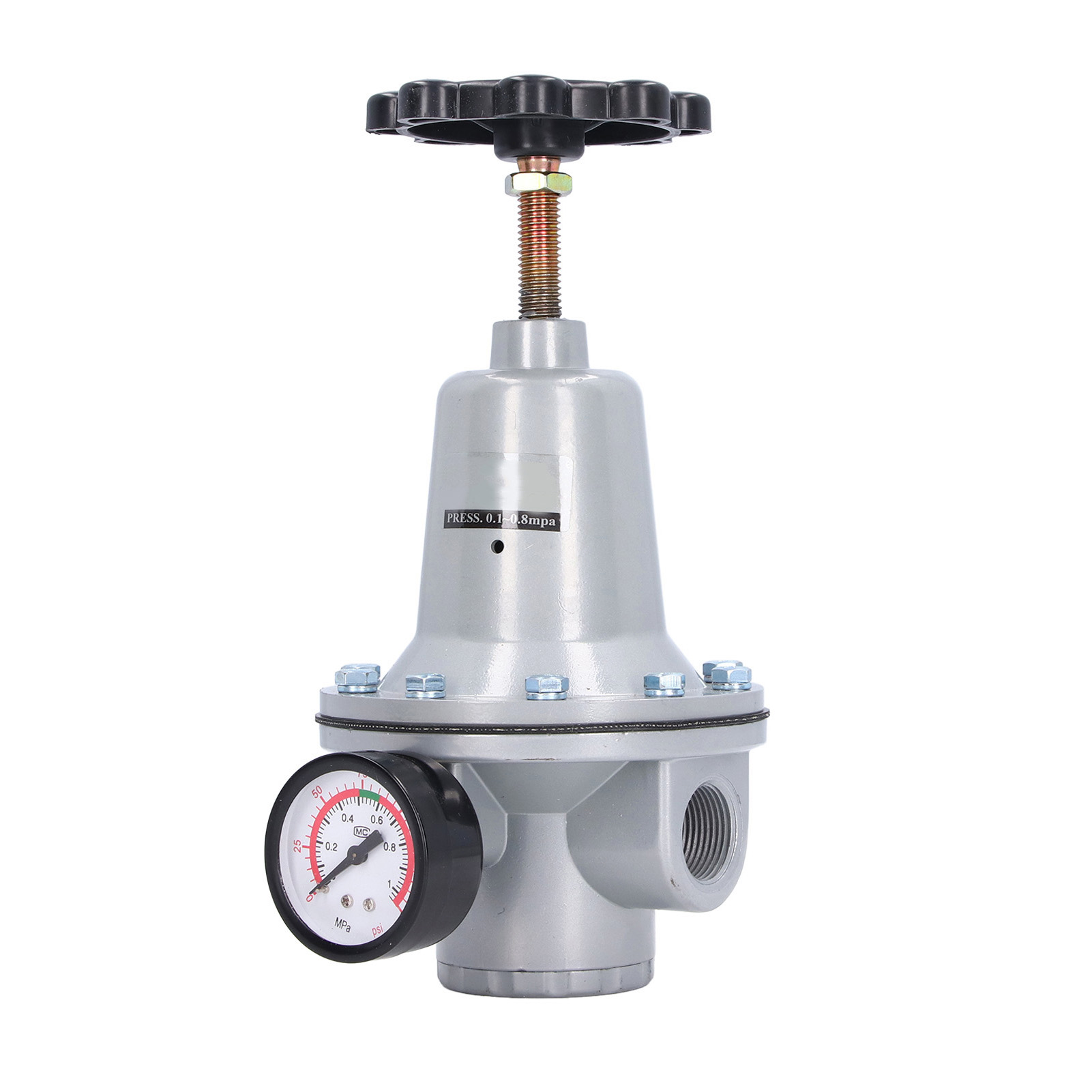 Druckminderventil Mit Manometer, Pneumatischer Regler, 0,05–0,63 Mpa, 25 Stück, G1