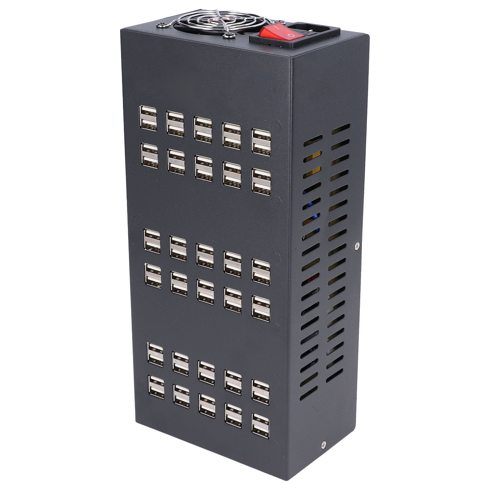 Usb-mehrfachladegerät Mit Zweireihiger Schnellladebuchse, Steckdosenleiste, 220 V, 50 Hz Eingang