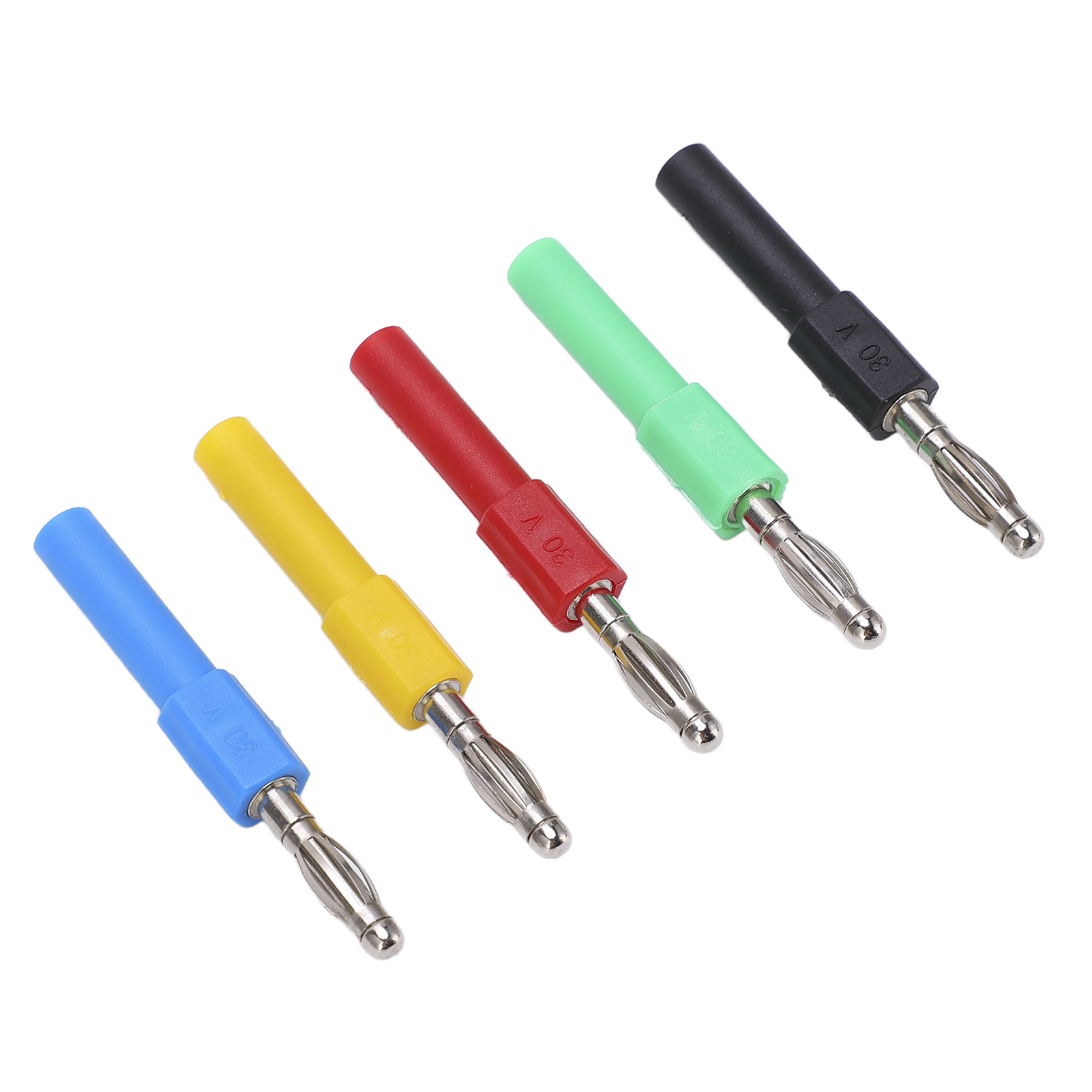5 Stück/set J.20012 Bananenstecker-adapter (4 Mm Stecker Auf 2 Mm Buchse) Für Multimeter