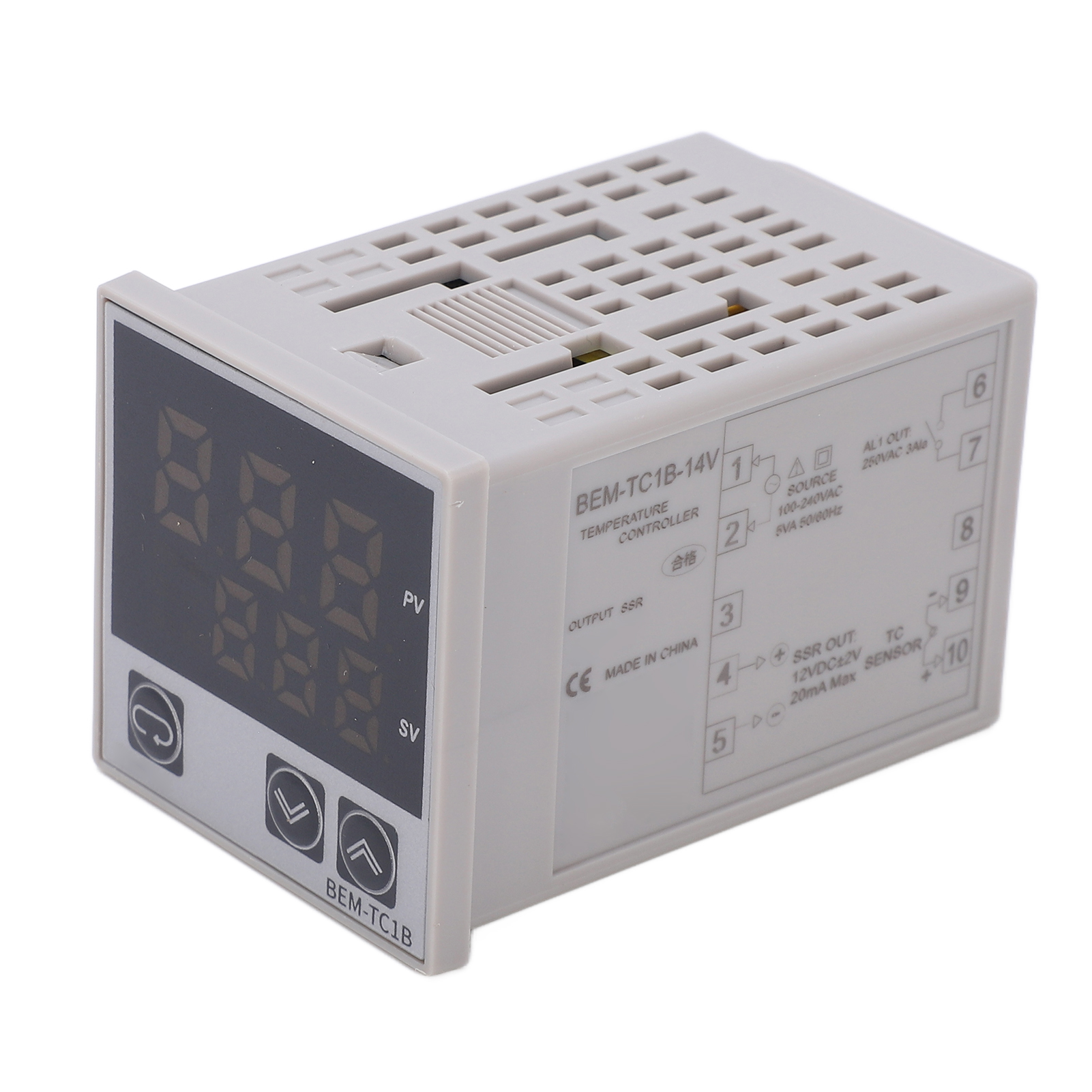 Digitaler Pid-thermostat-temperaturregler Mit Alarmschalter Für Haushaltsgerätemotoren 100-240vac (bemtc1b14v)