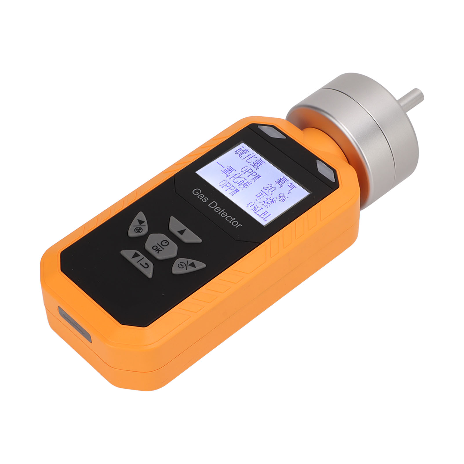 Abh504 Gaswarngerät Mit Saugpumpe, Sprachausgabe, Multifunktionaler Gasmonitor Mit Lcd-anzeige Für Die Autoreparatur