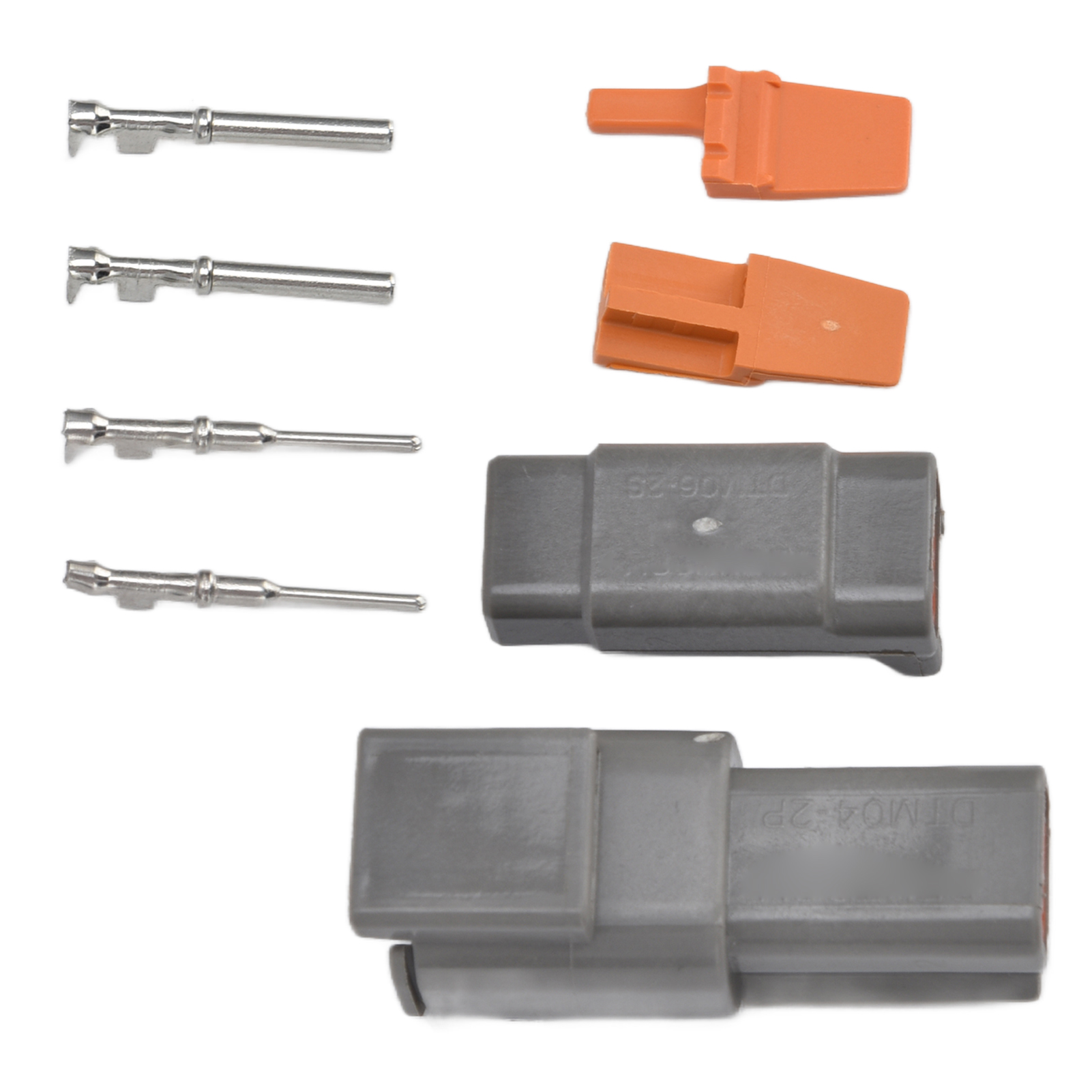 5 Sets Wasserdichte Steckverbinder, 2-polige Elektrische Dtm-steckverbinder-kits Mit Klemmen Und Steckverbindereinsätzen Für Heimindustrie