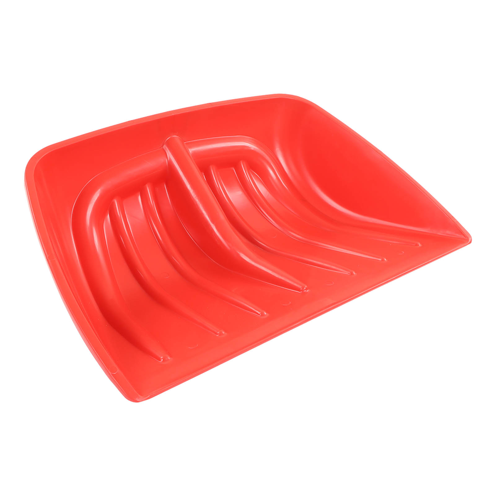 Schneeschaufel Aus Pp-kunststoff Mit Schaufelblatt Für Kies, Erde, Laub, Garten, Bauarbeiten, Sauber, Rot