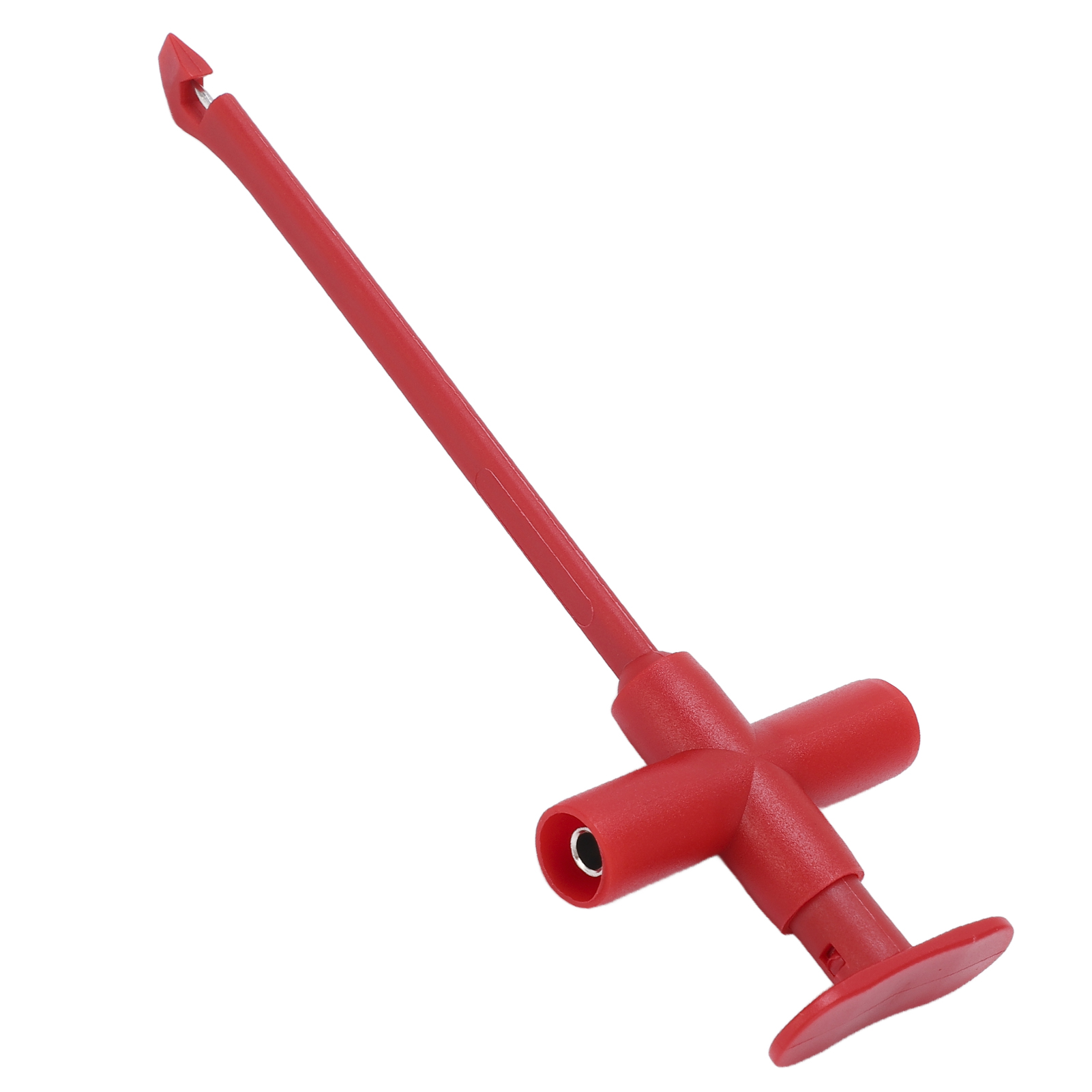 J.30022 Durchstoßprüfklemme Mit 4-mm-bananenstecker, Universelles Reparatur- Und Prüfwerkzeug Für Multimeter, Rot