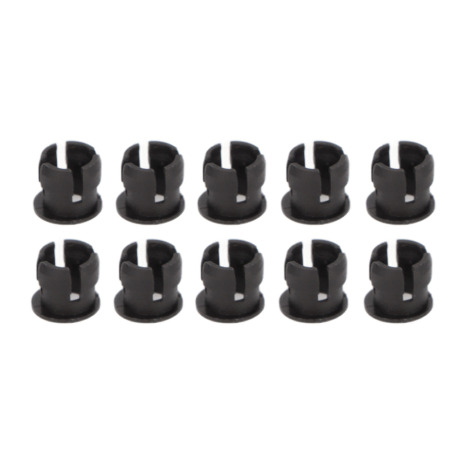 200 Stück 5-mm-led-halterungen, Flache Schnallen, Leuchtdioden-clips, Kunststoff-montagehalterung, Schwarz