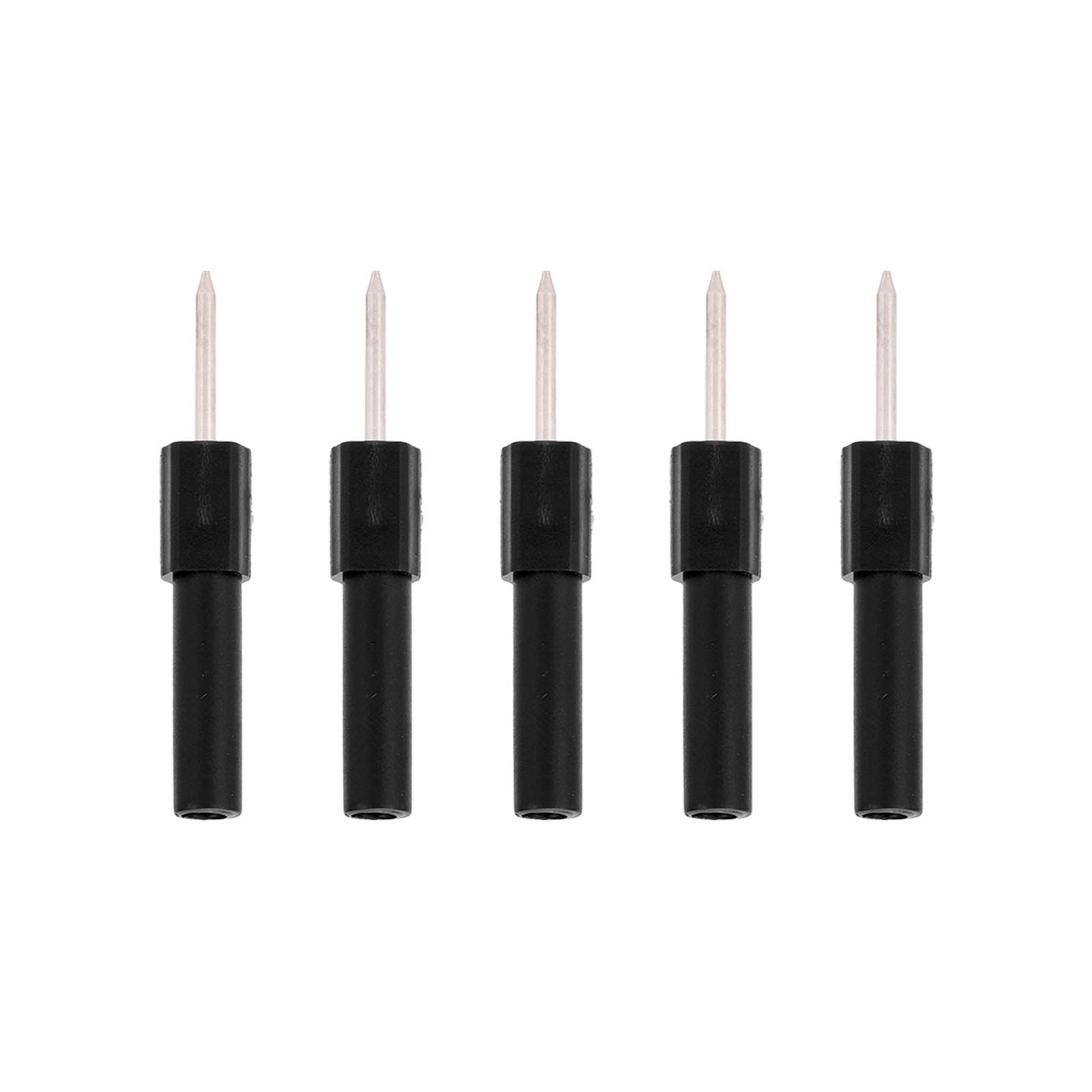 5-teiliges Set Isolationsprüfspitzen Mit 4-mm-bananenstecker Für Multimeter, Schwarz