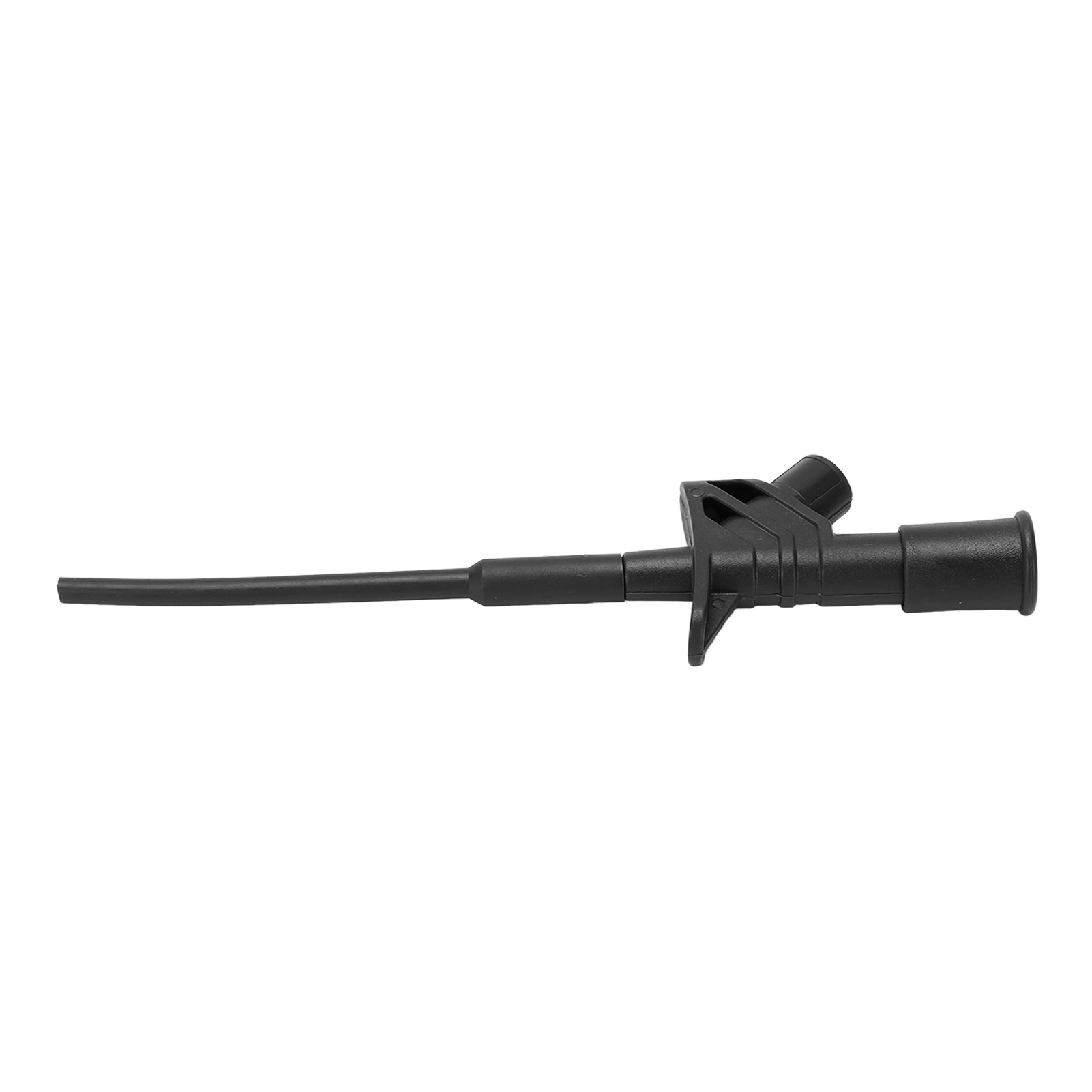 J.30021 Flexibler Prüfhaken Aus Edelstahl Mit Nadelclip, Sicher Und Schnell, Inklusive 4-mm-sicherheitsstift Für Reparaturen, Schwarz