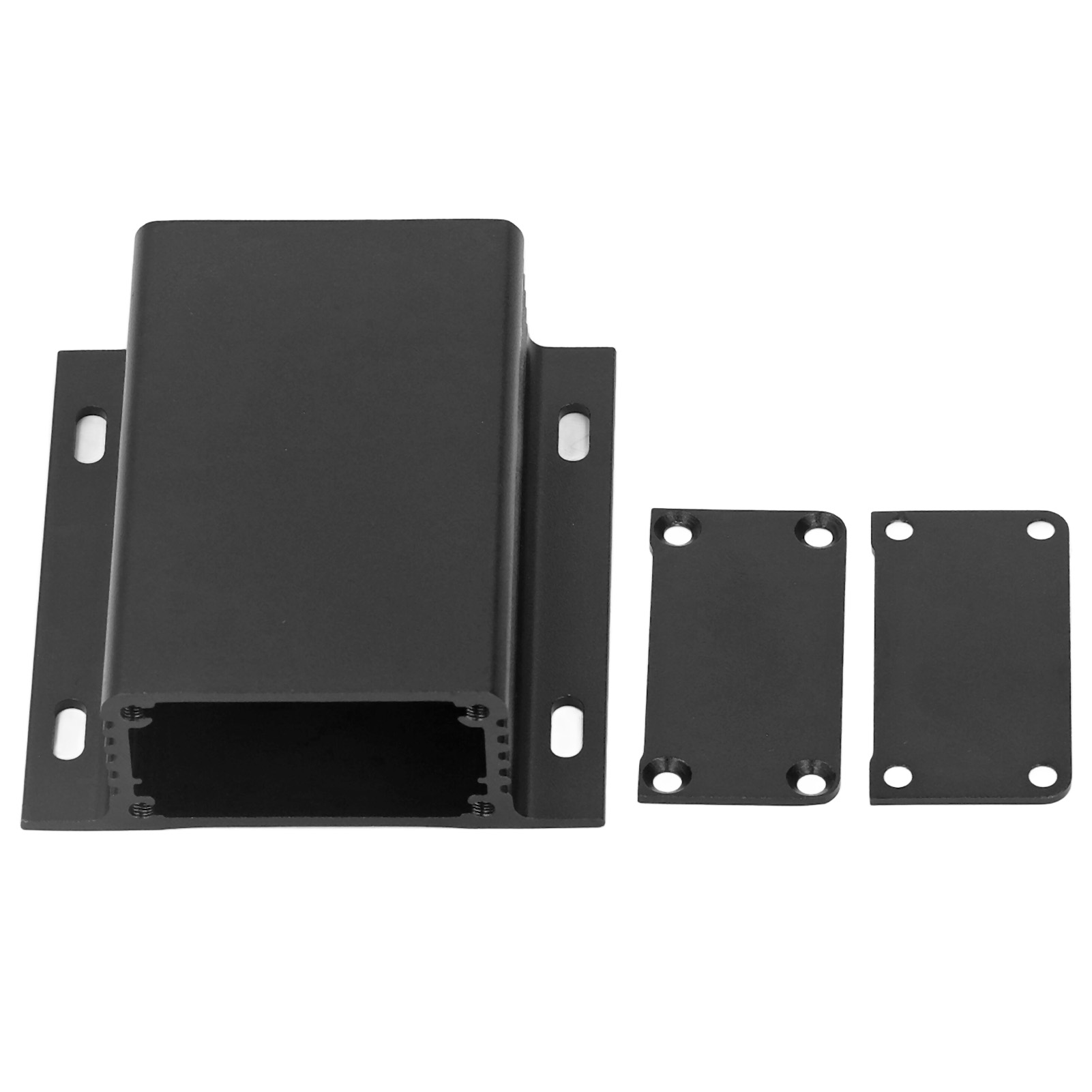 Elektrischer Verteilerkasten Aus Aluminium, Wasserdicht, Integrierte Ausführung, 25 X 71 X 80 Mm, Schwarz