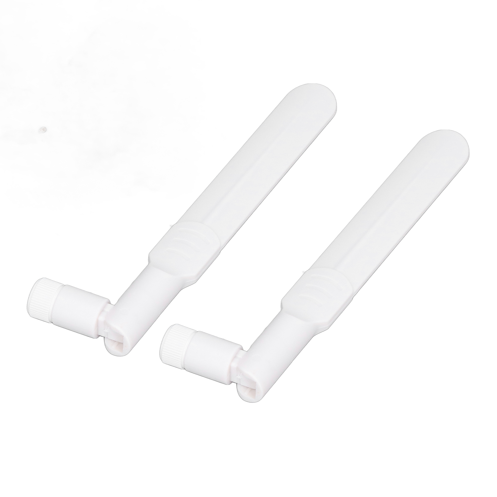 2 Stück Omnidirektionale Antennen 2,4 Ghz/5,8 Ghz 2-frequenz-wlan-router Sma-stecker, Faltbar, Klebestift, Weiß